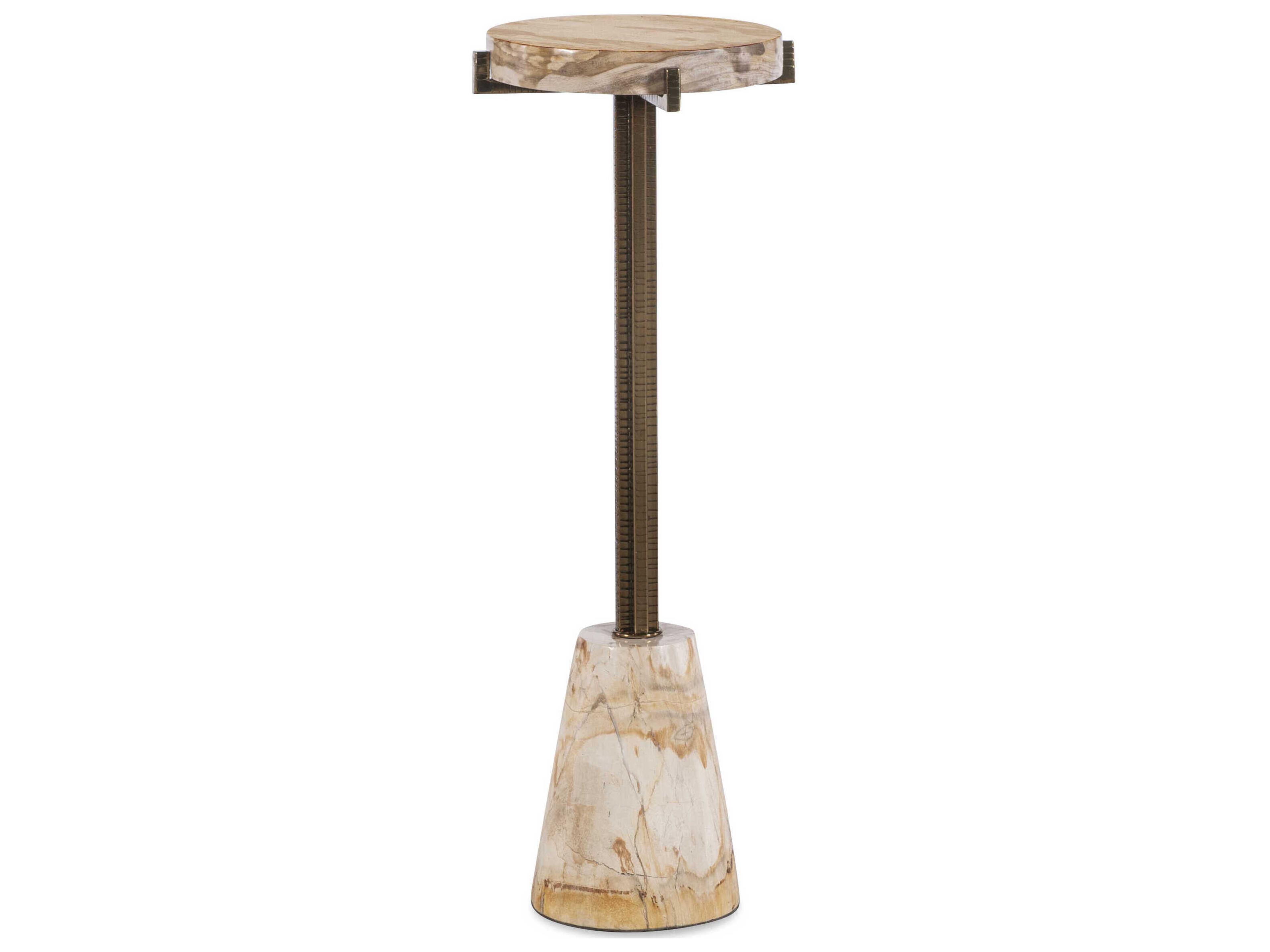 Century Furniture Grand Tour Acme Round Wood End Table