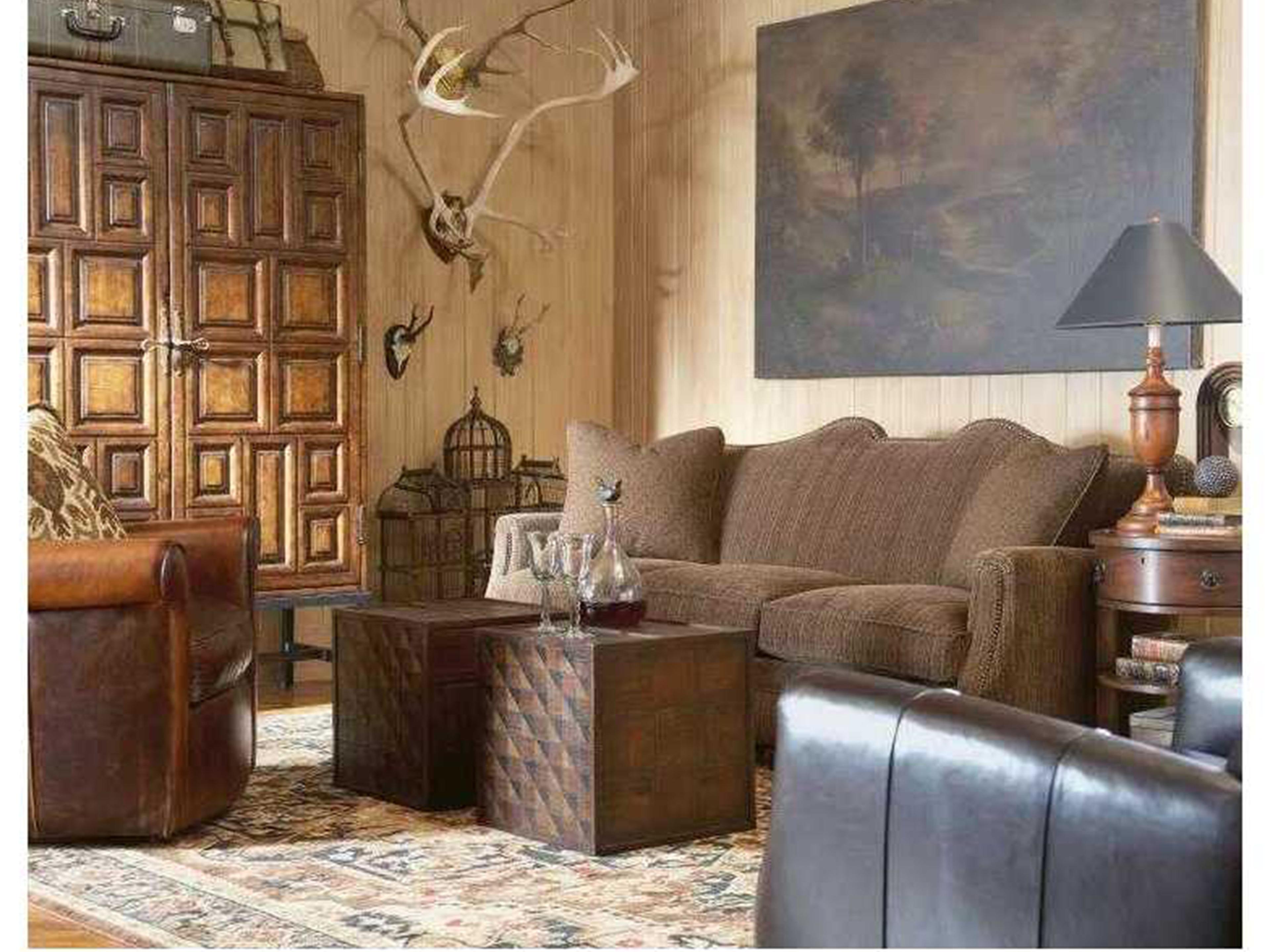 Century Furniture Grand Tour Square Wood Coffee Table