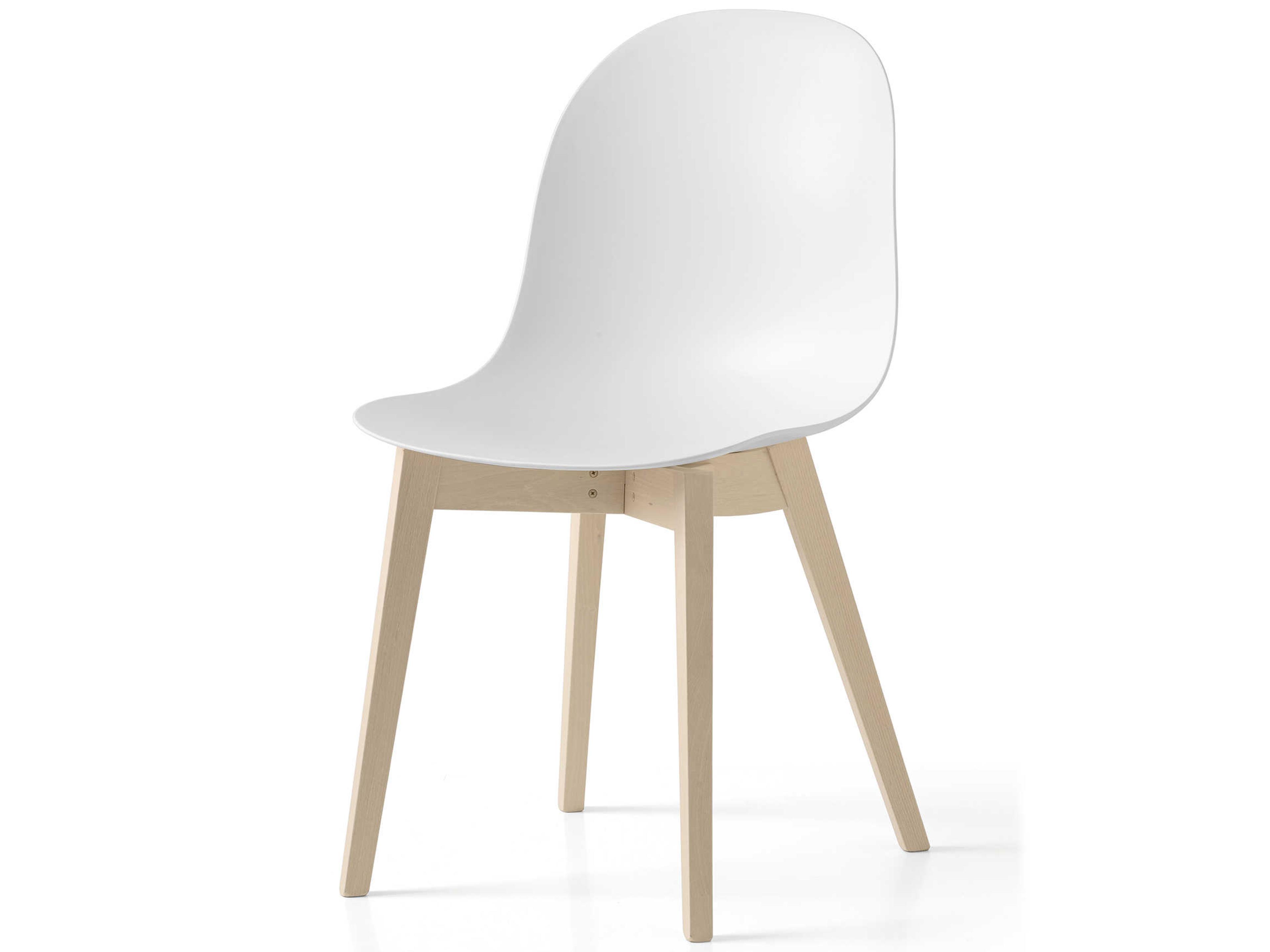 Connubia Academy Beech Wood Black Armless Dining Chair