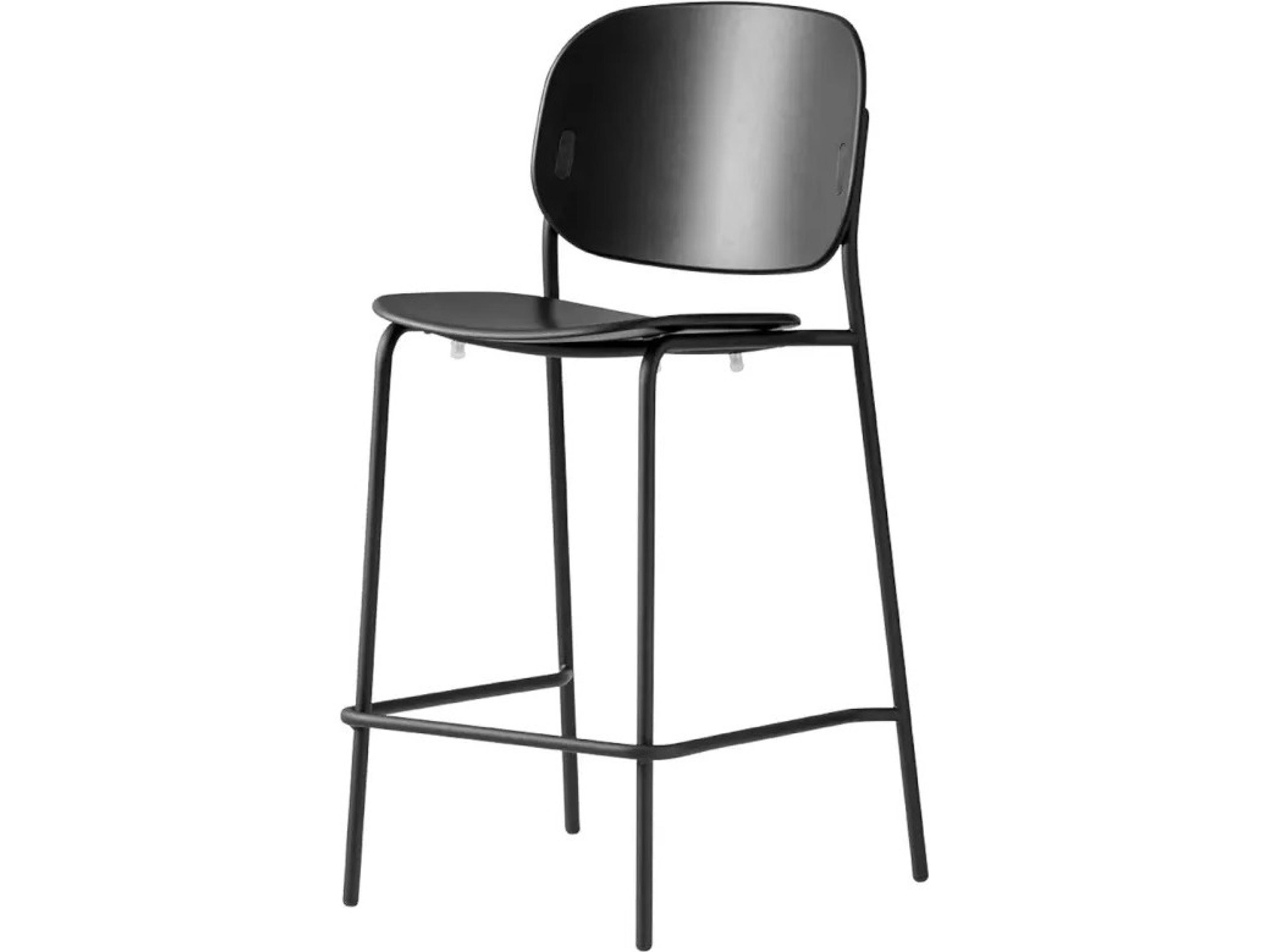 Yo! Counter Stool Modern Metal and Polypropylene
