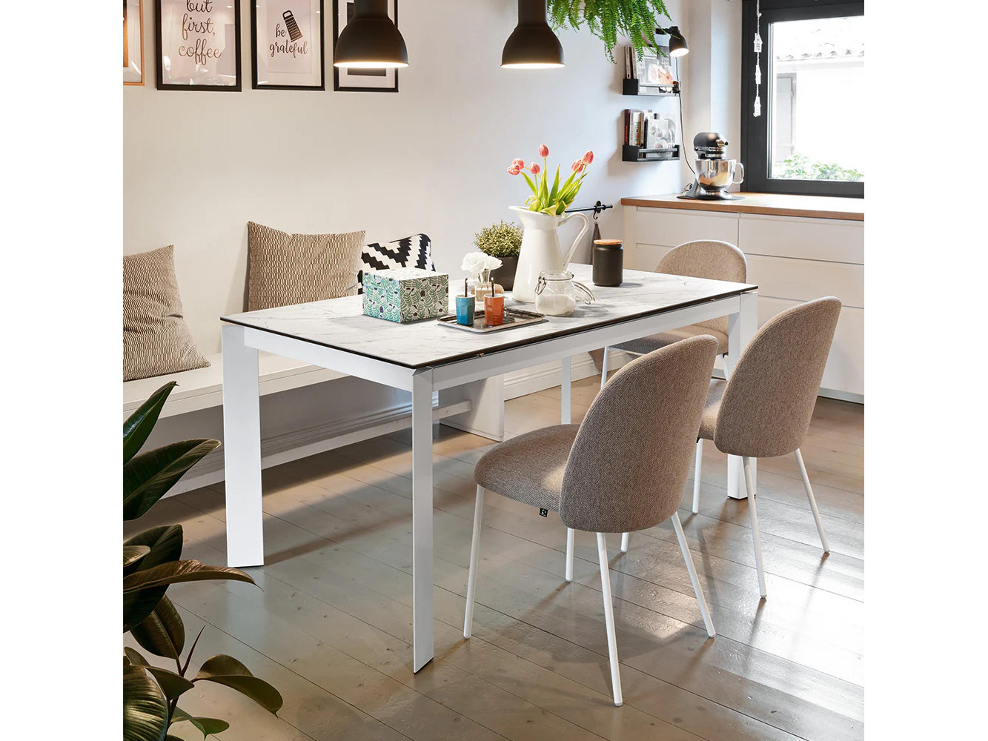 Connubia Tuka Black Upholstered Armless Dining Chair