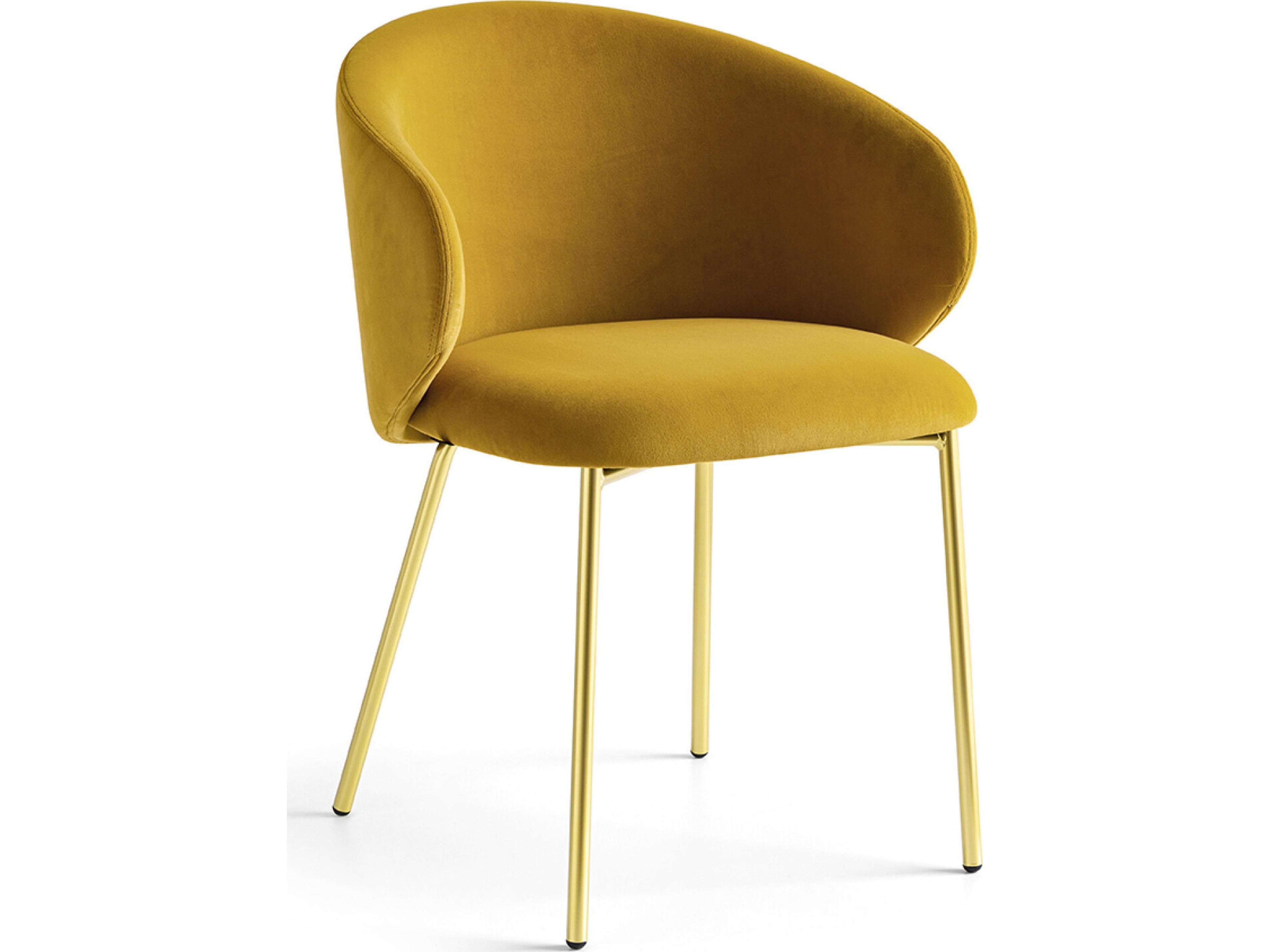 Connubia Tuka Black Upholstered Arm Dining Chair