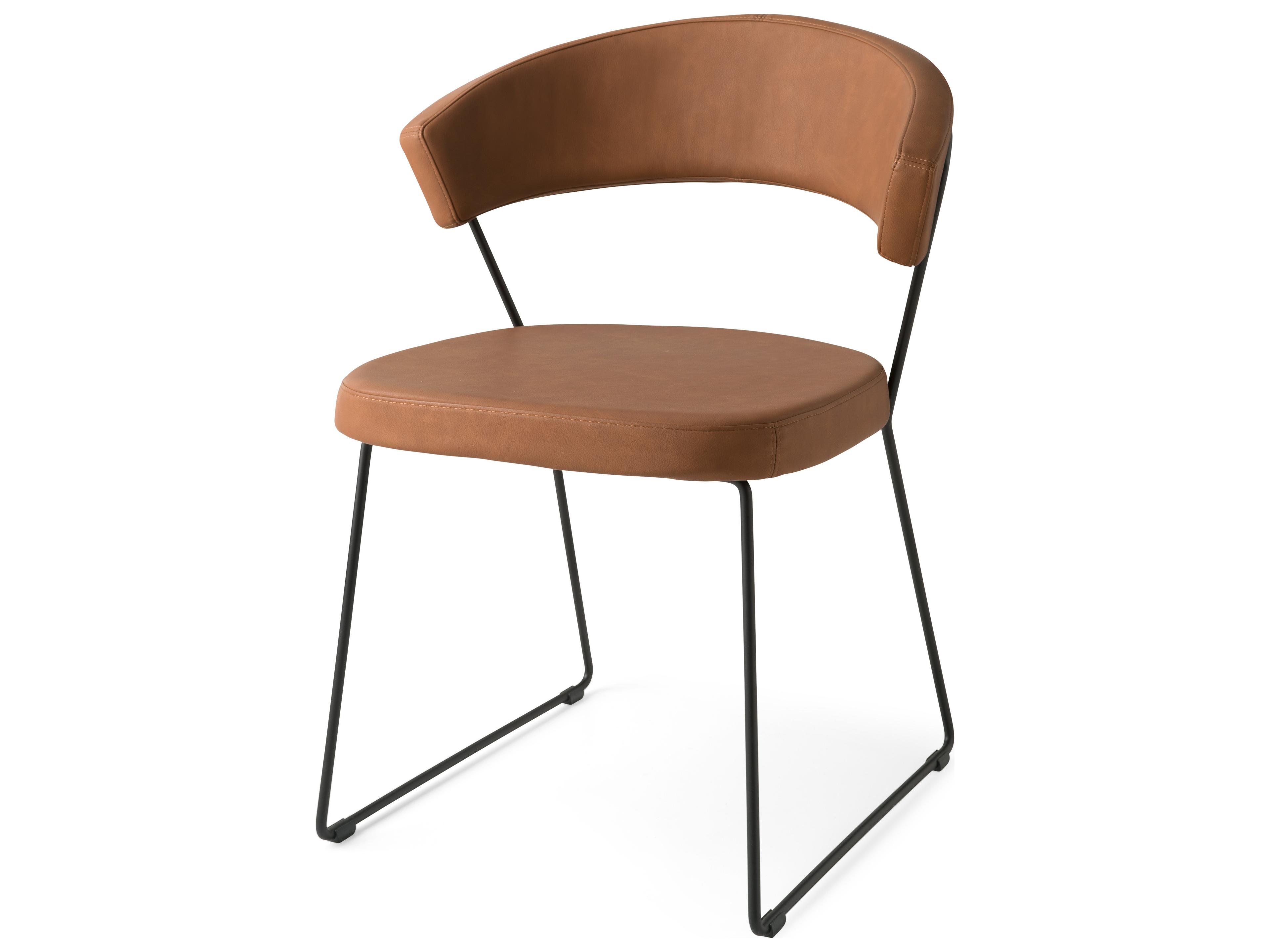 Academy Chair with Wood Legs and Polycarbonate Seat