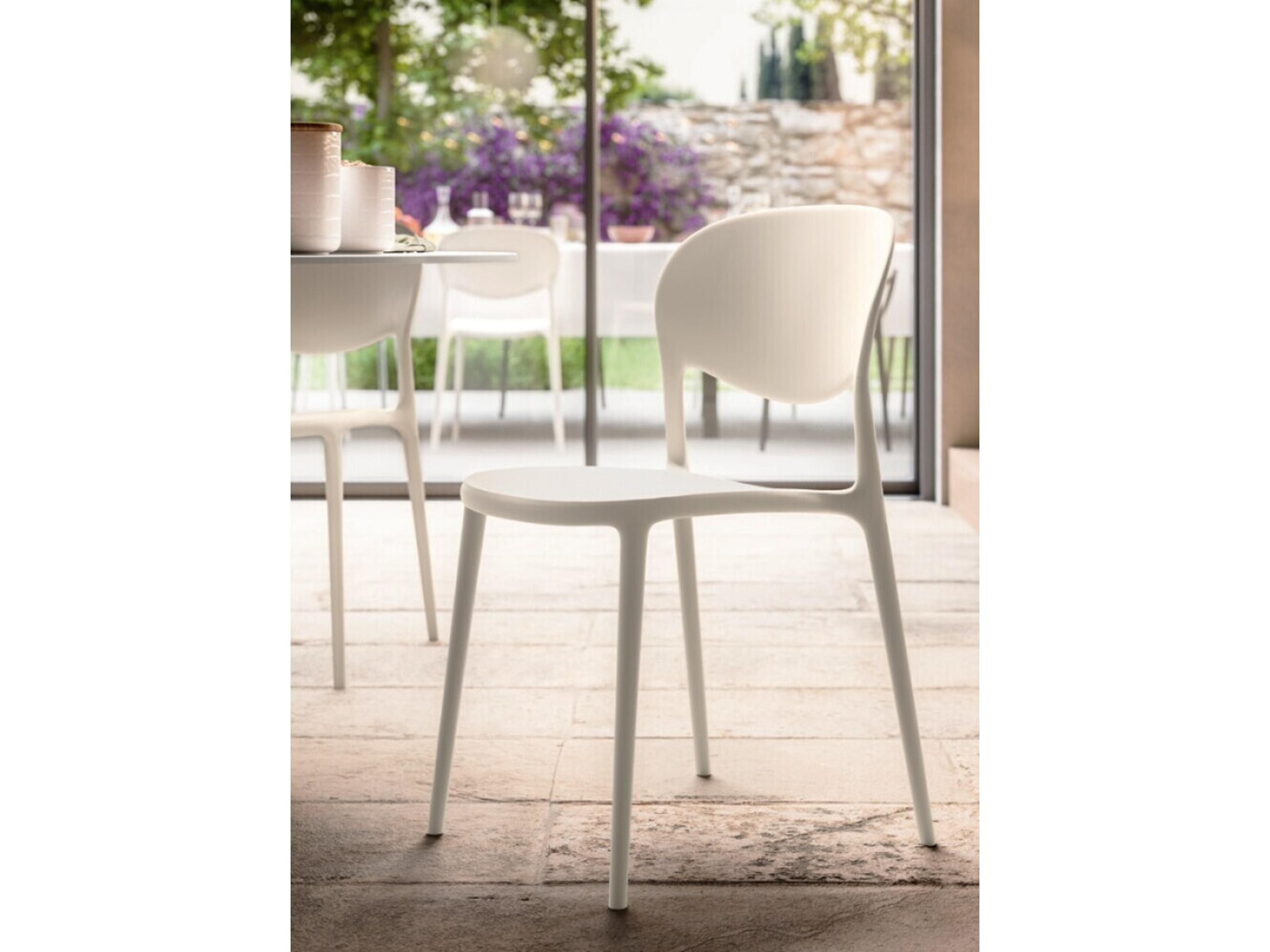 Connubia Abby Black Armless Dining Chair