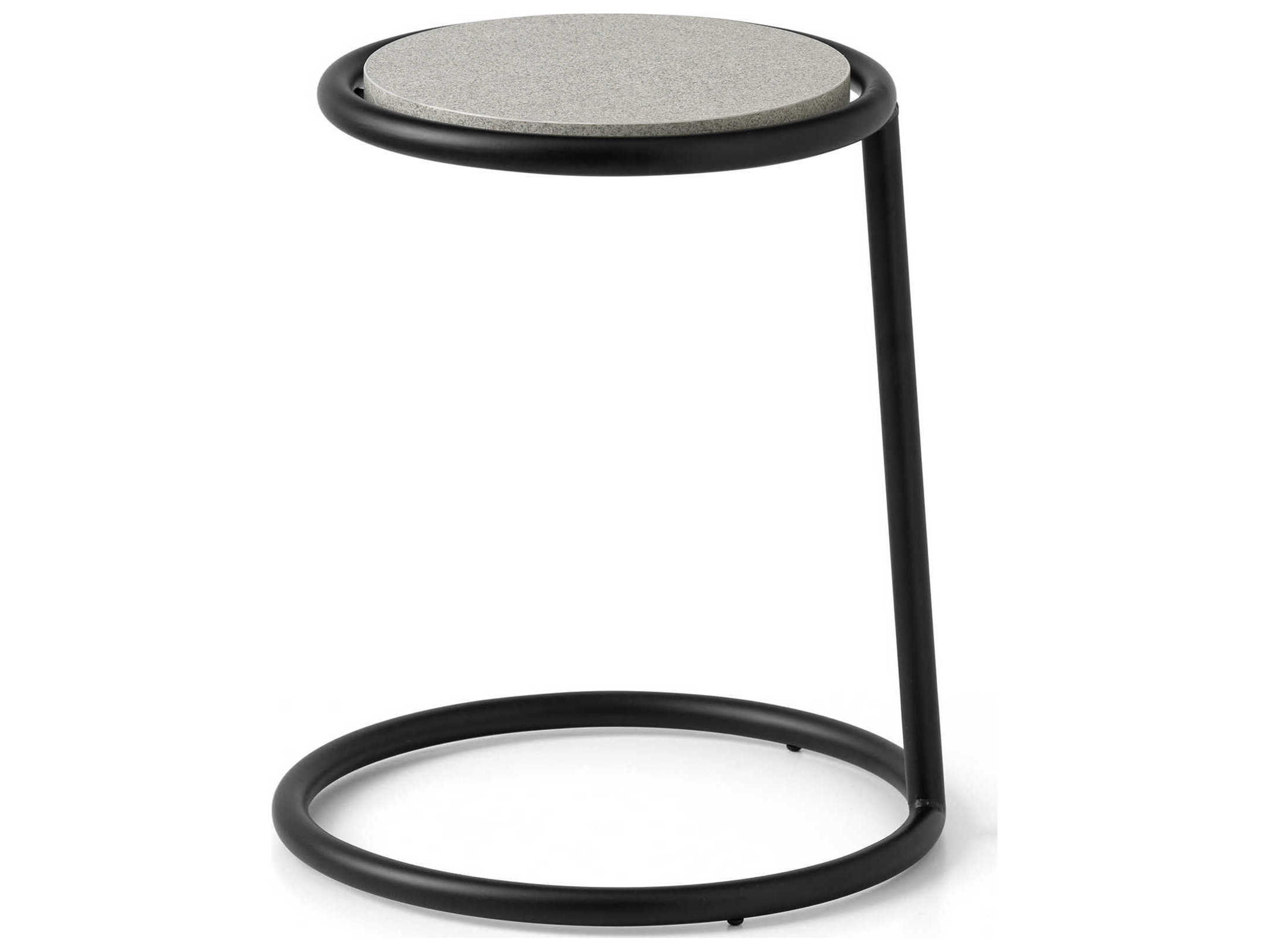 Connubia Kangoo Round Stone End Table