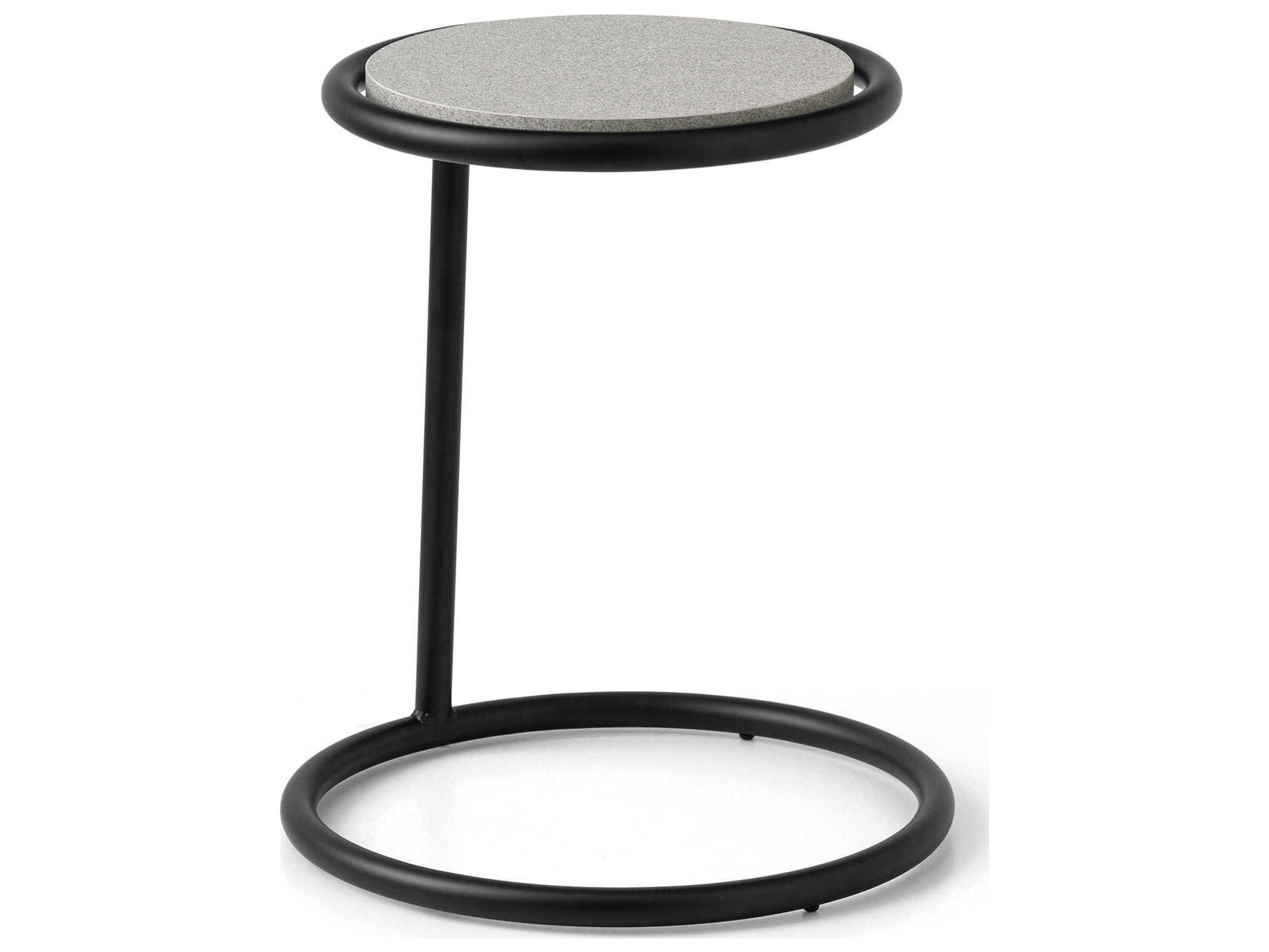 Connubia Kangoo Round Stone End Table