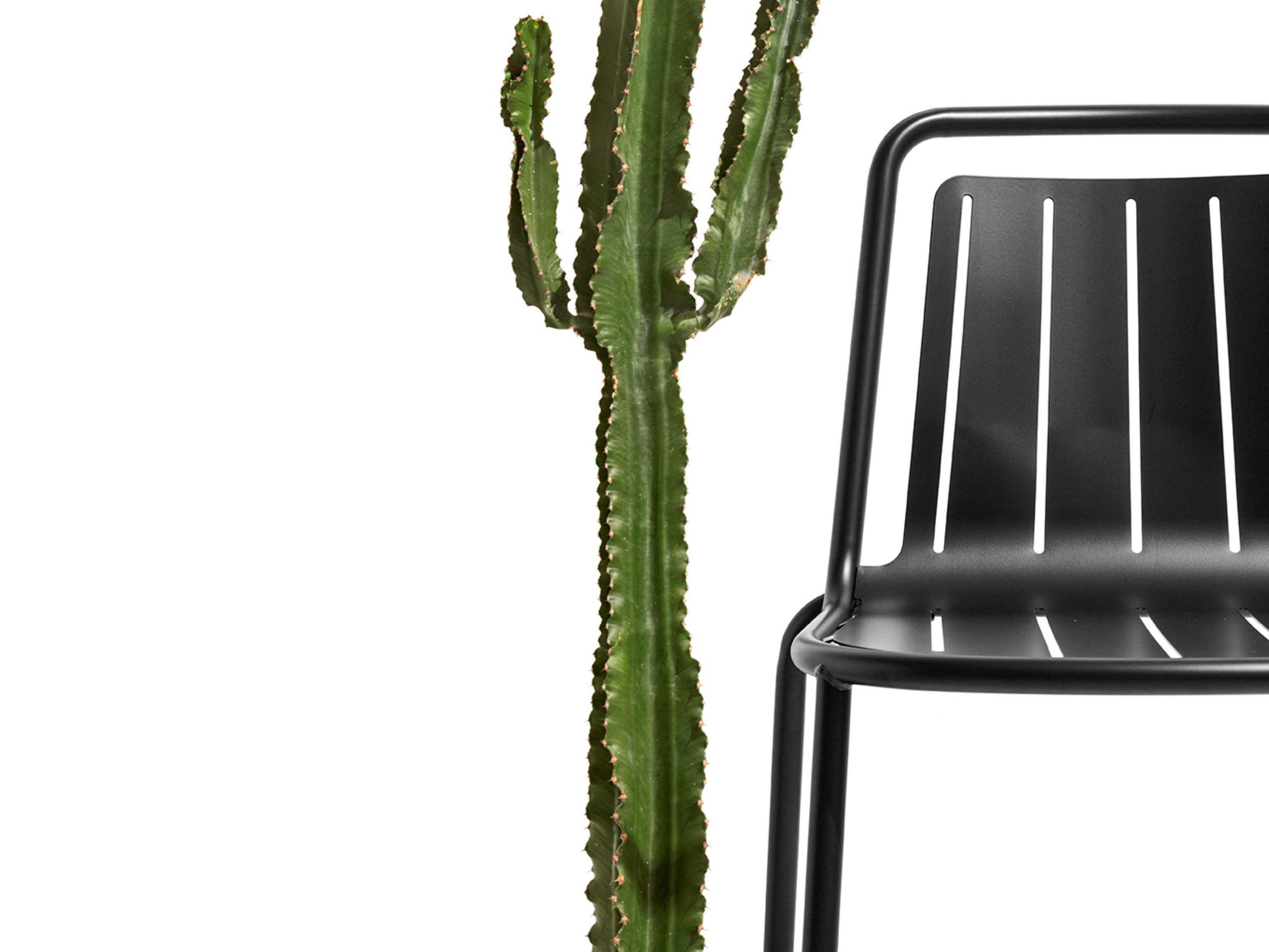 Connubia Outdoor Easy Matt Black Metal Dining Chair