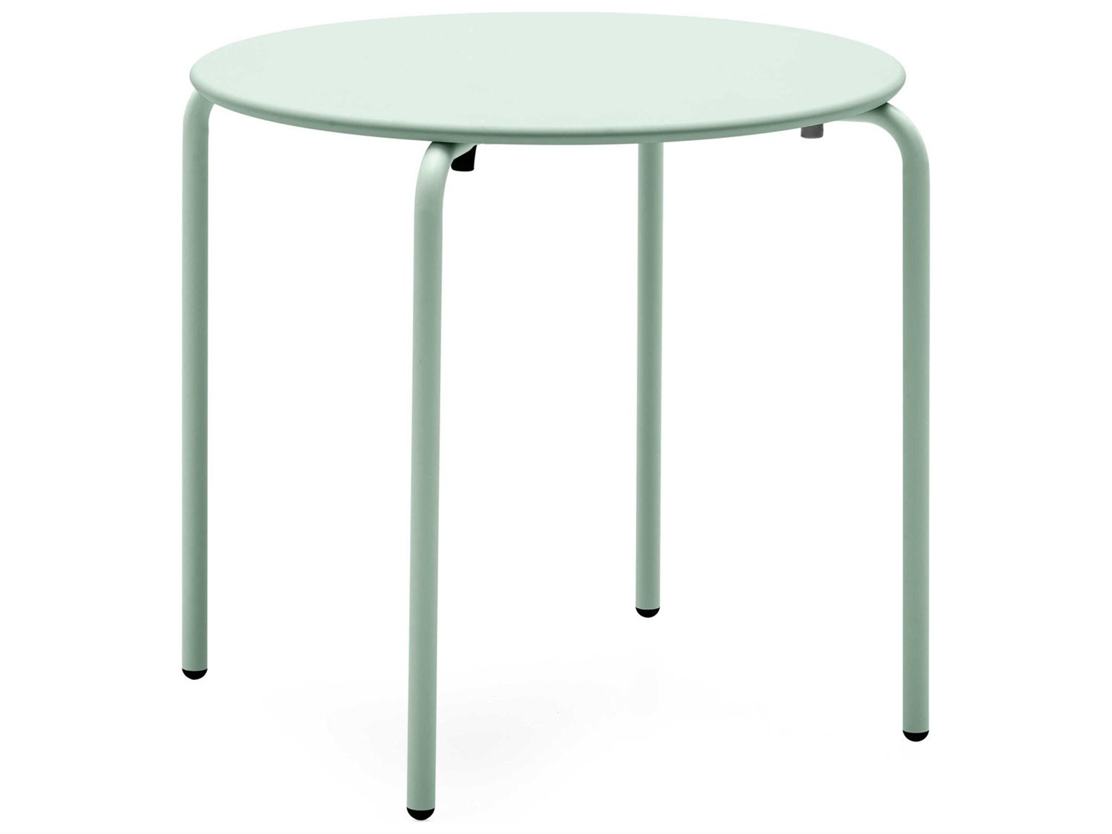 Connubia Outdoor Easy Matt Thyme Green Metal Round Dining Table