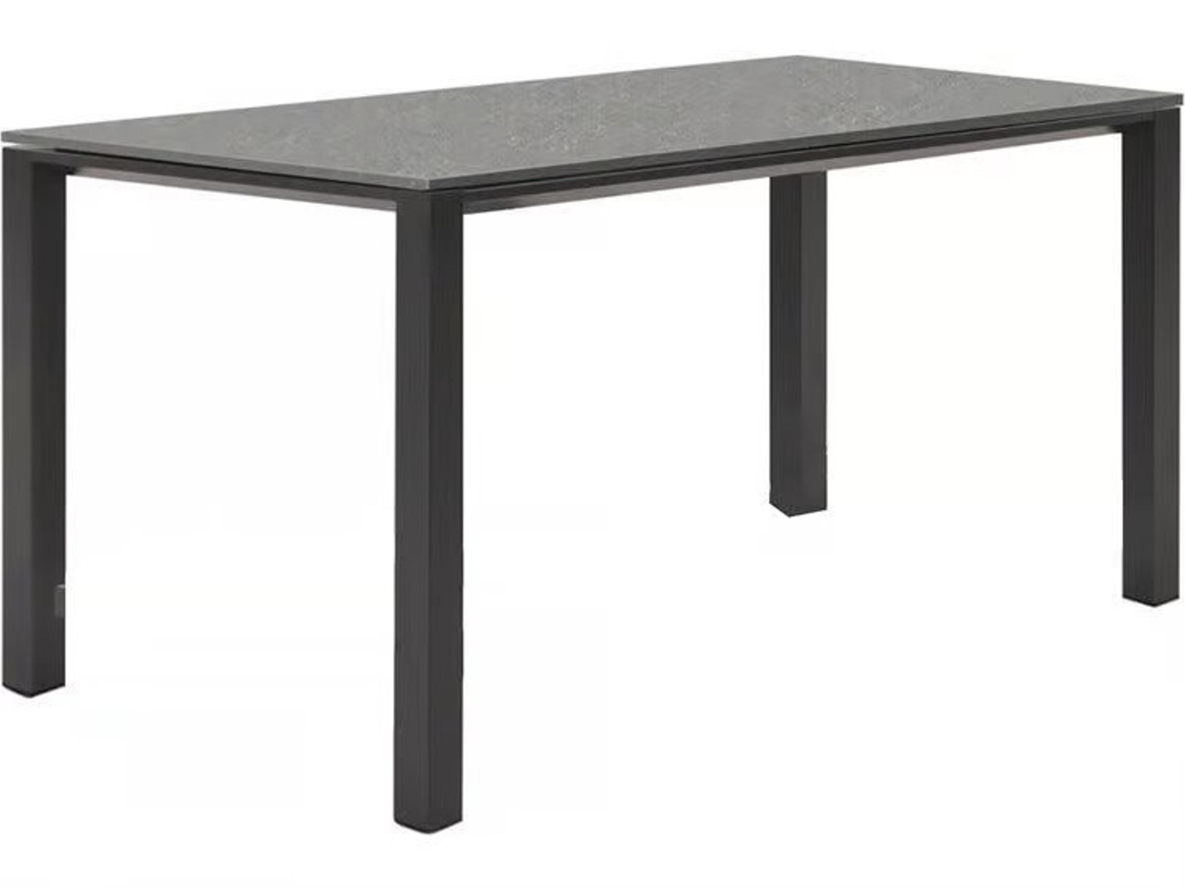 Dorian Matt Black / Cardoso Resin Metal Ceramic Rectangular Dining Table