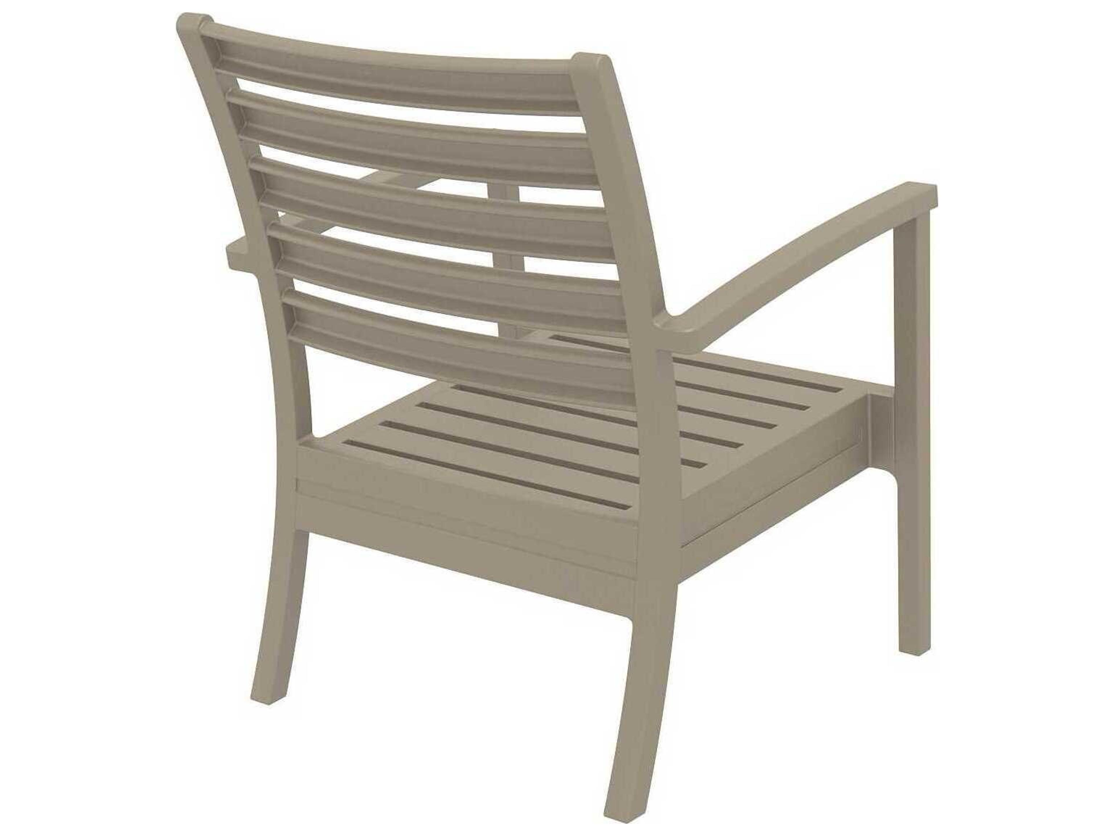 Compamia Artemis Taupe Polypropylene Cushion Lounge Chair