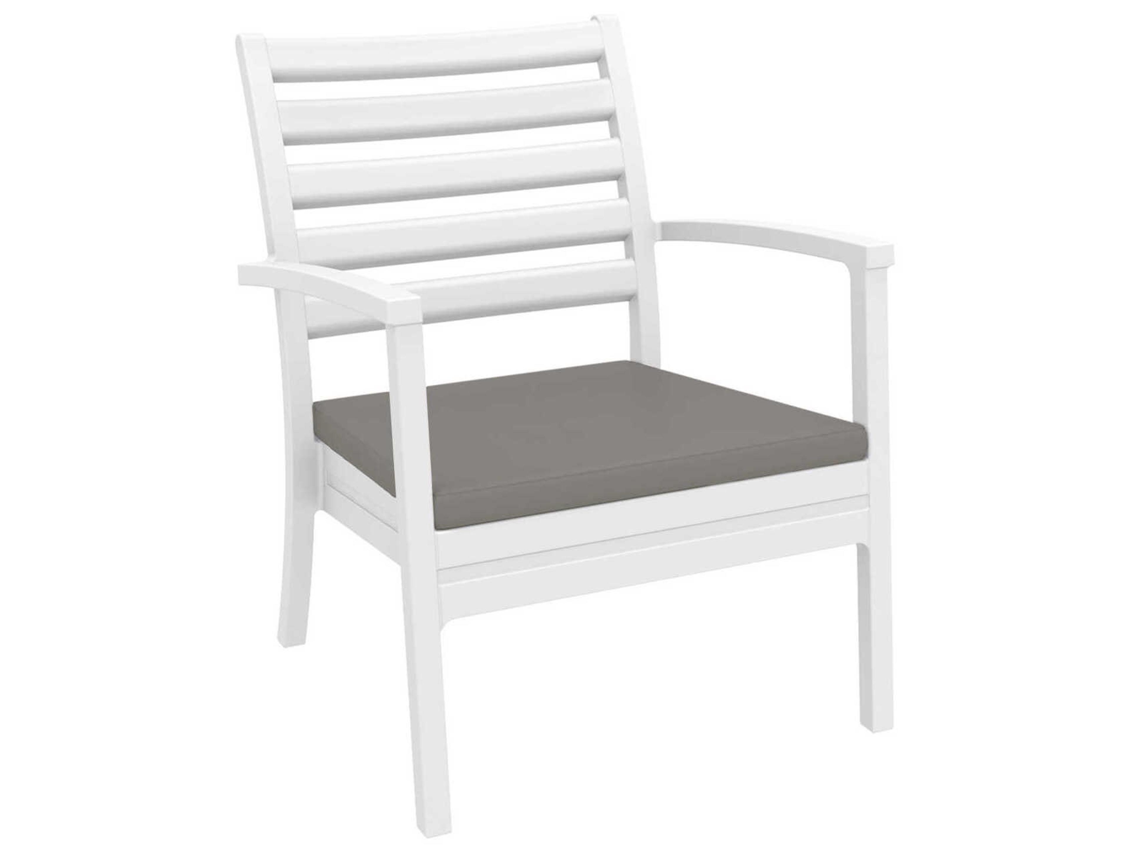 Compamia Artemis White Polypropylene Cushion Lounge Set