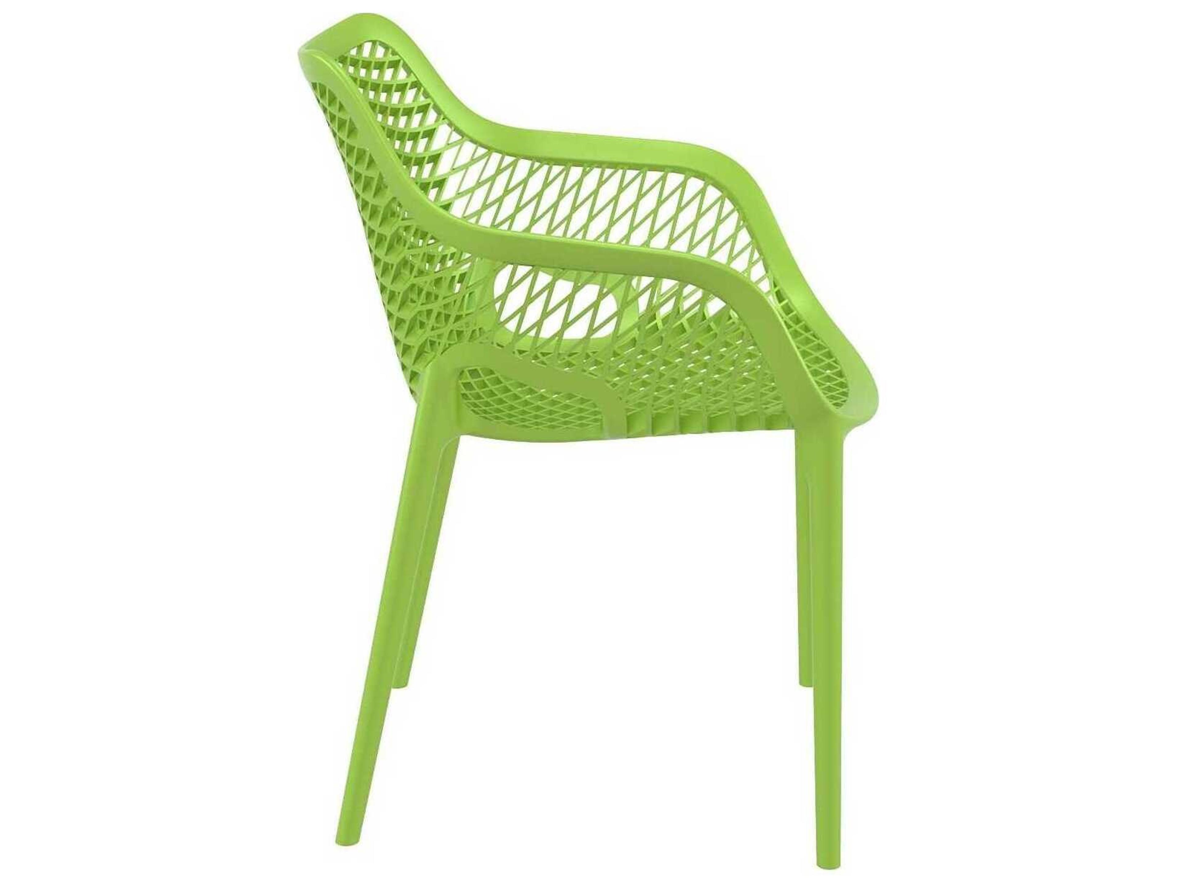 Compamia Air Tropical Green Polypropylene Resin Dining Chair