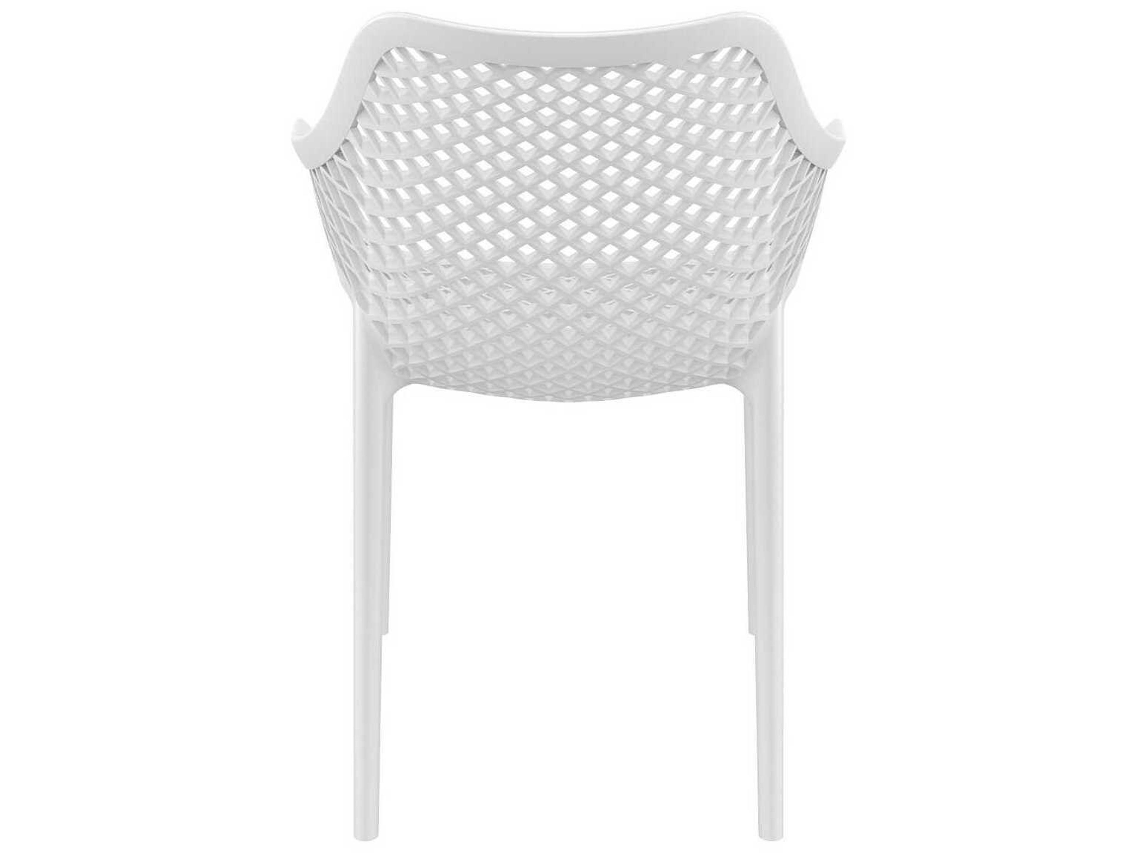 Compamia Air White Polypropylene Resin Dining Chair