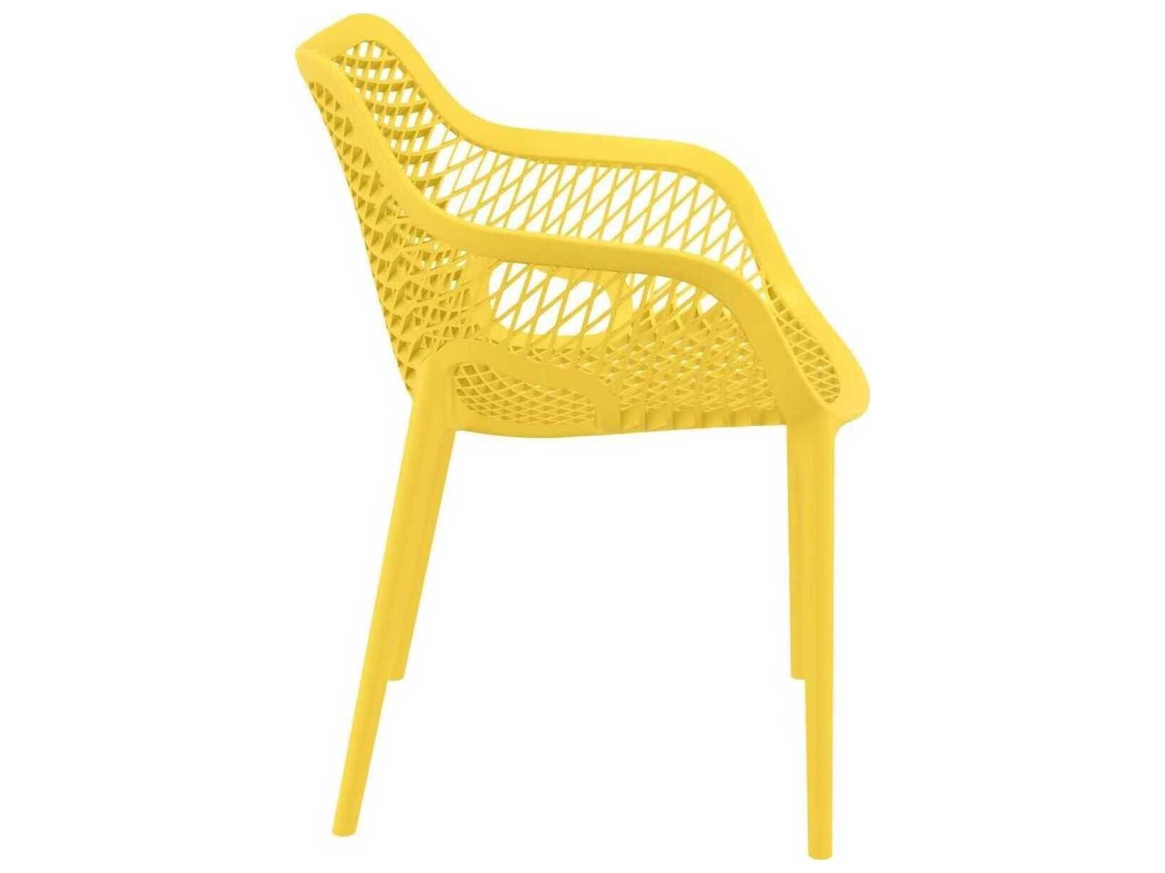 Compamia Air Yellow Polypropylene Dining Chair