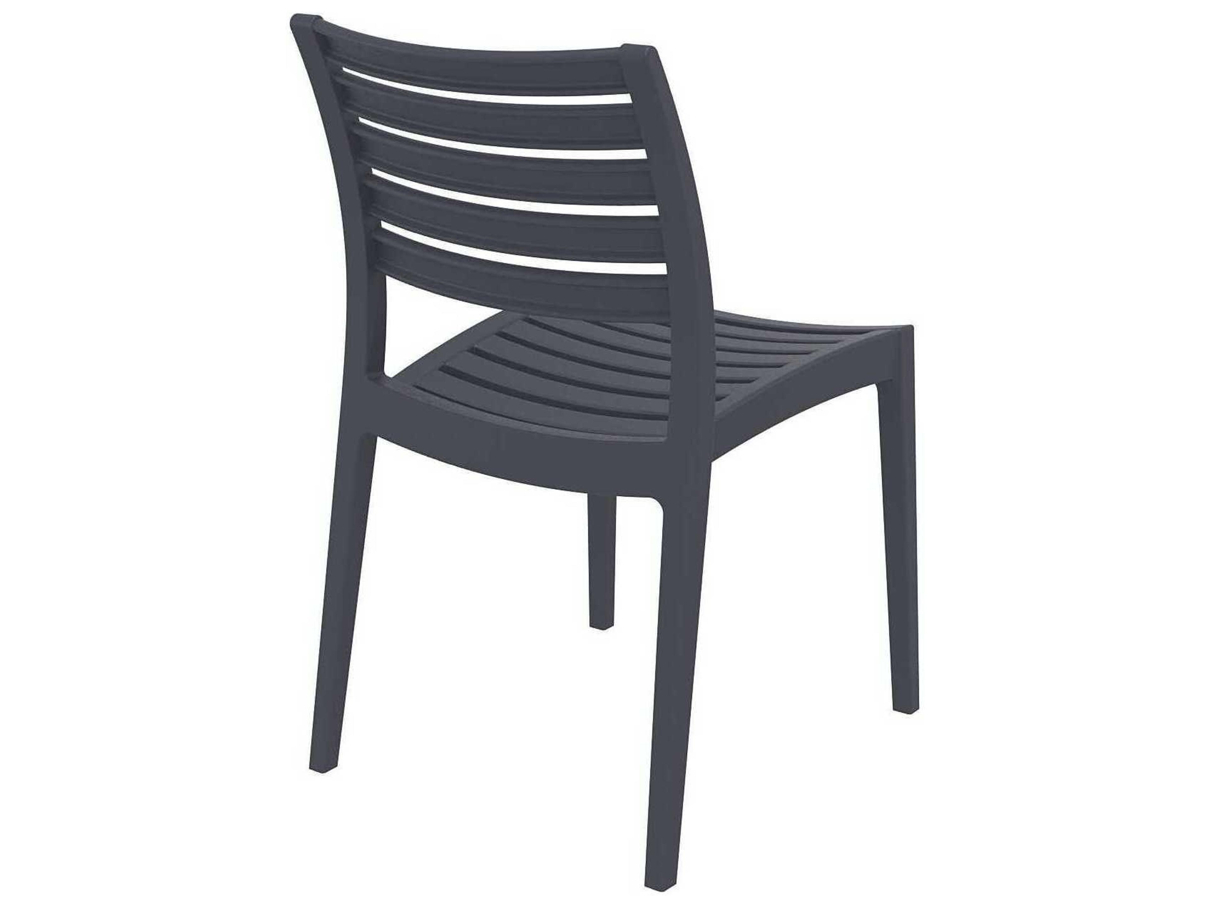 Compamia Ares Dark Gray Resin Dining Chair