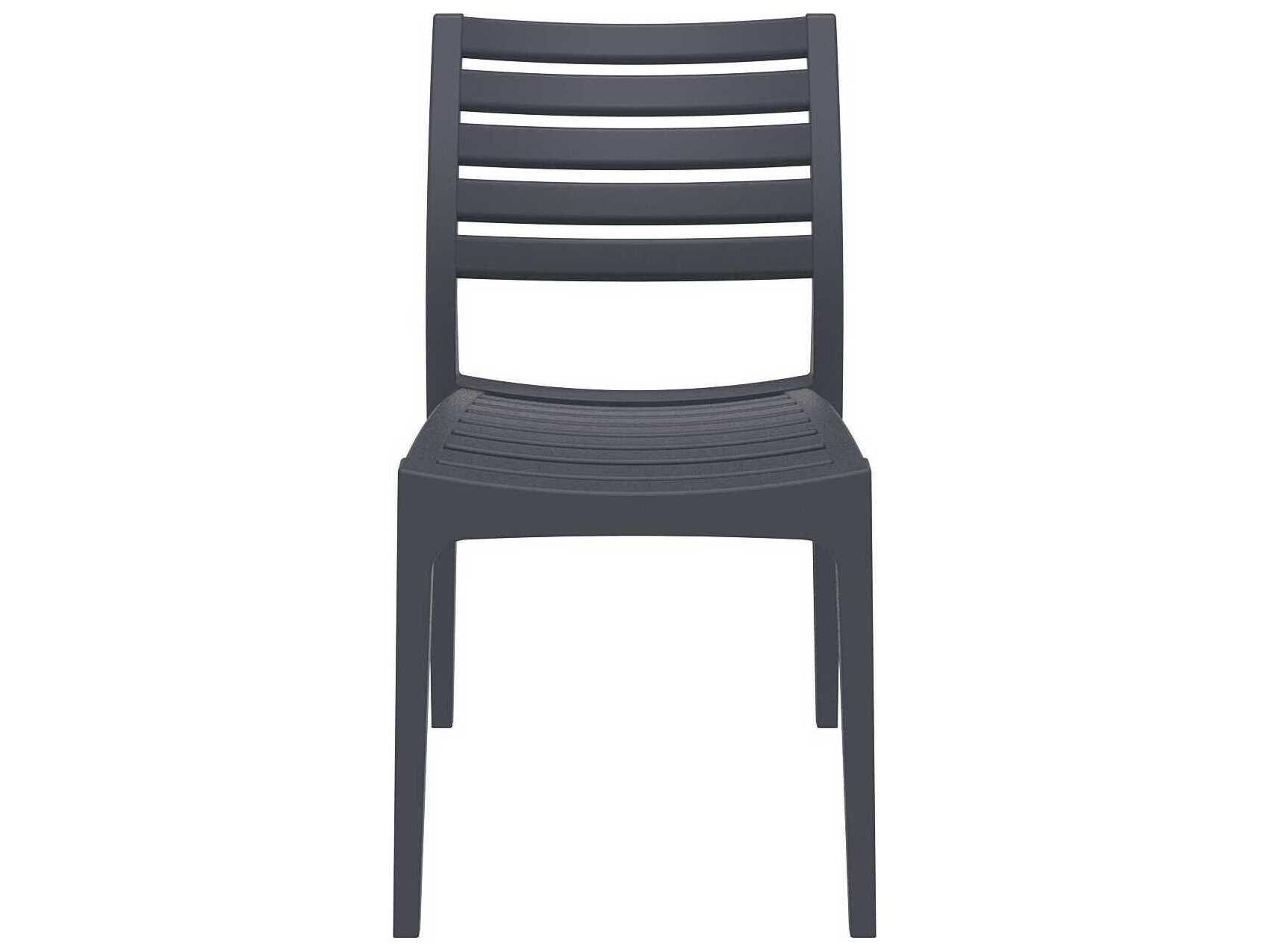 Compamia Ares Dark Gray Resin Dining Chair