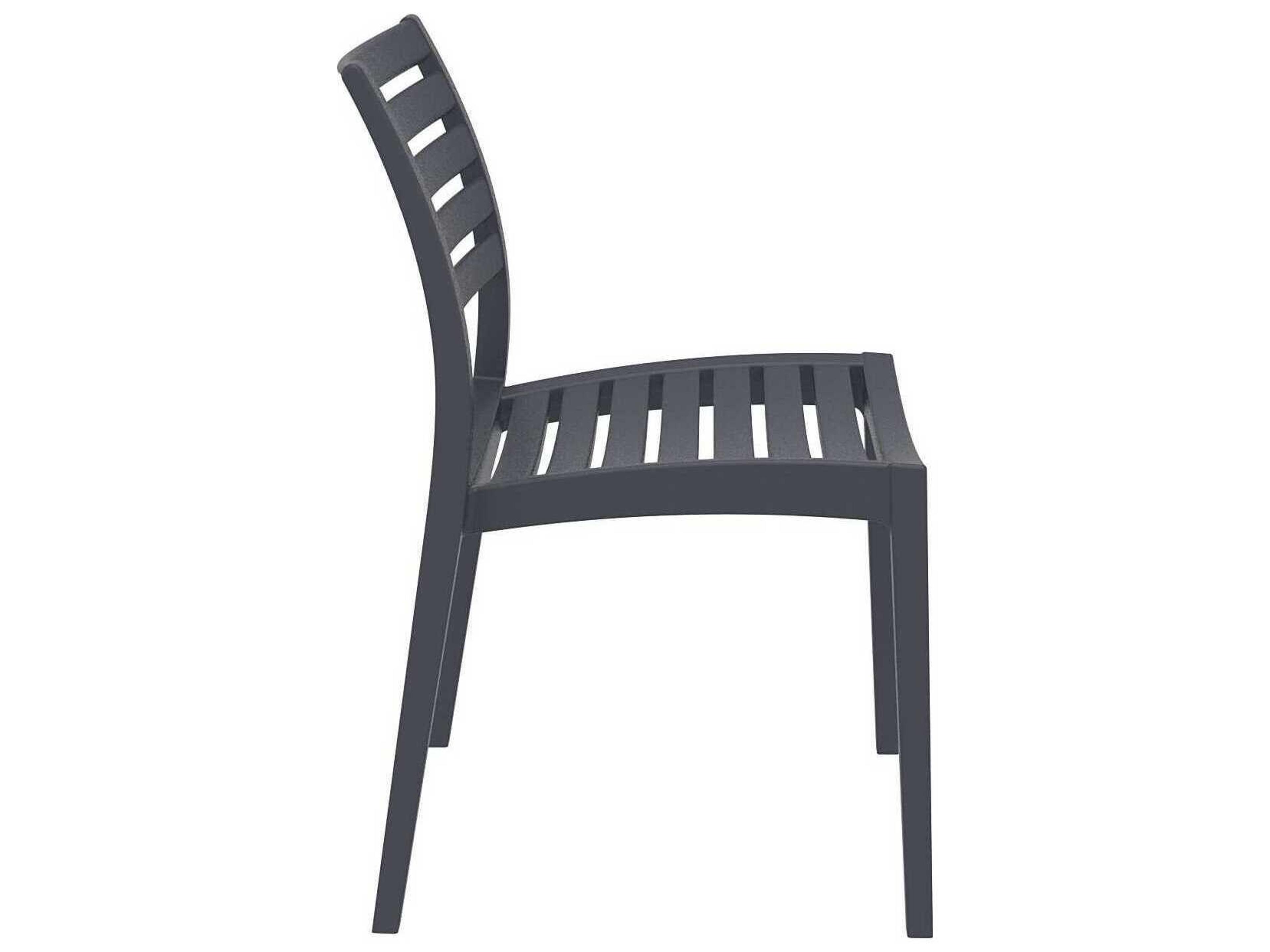 Compamia Ares Dark Gray Resin Dining Chair