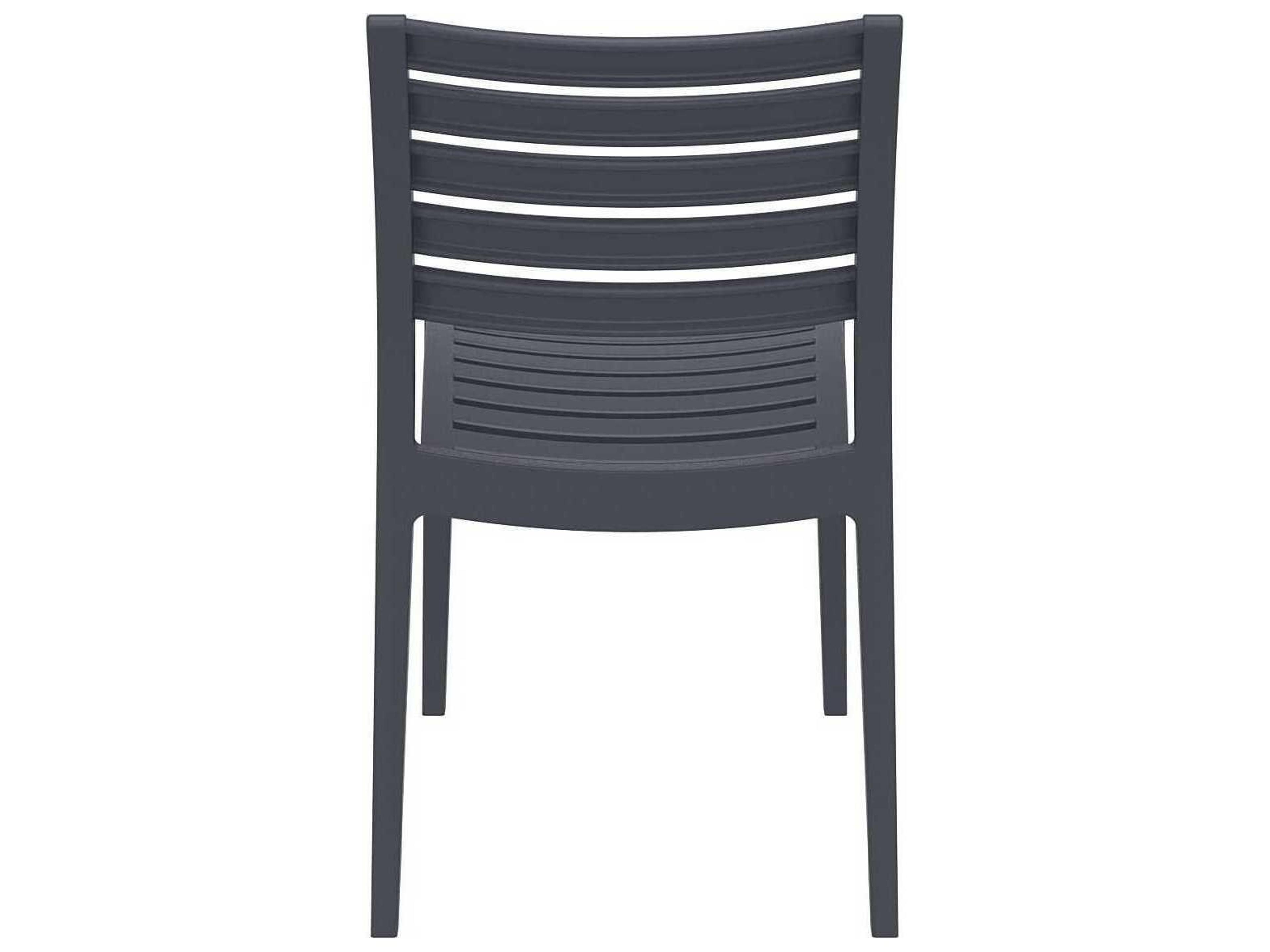 Compamia Ares Dark Gray Resin Dining Chair