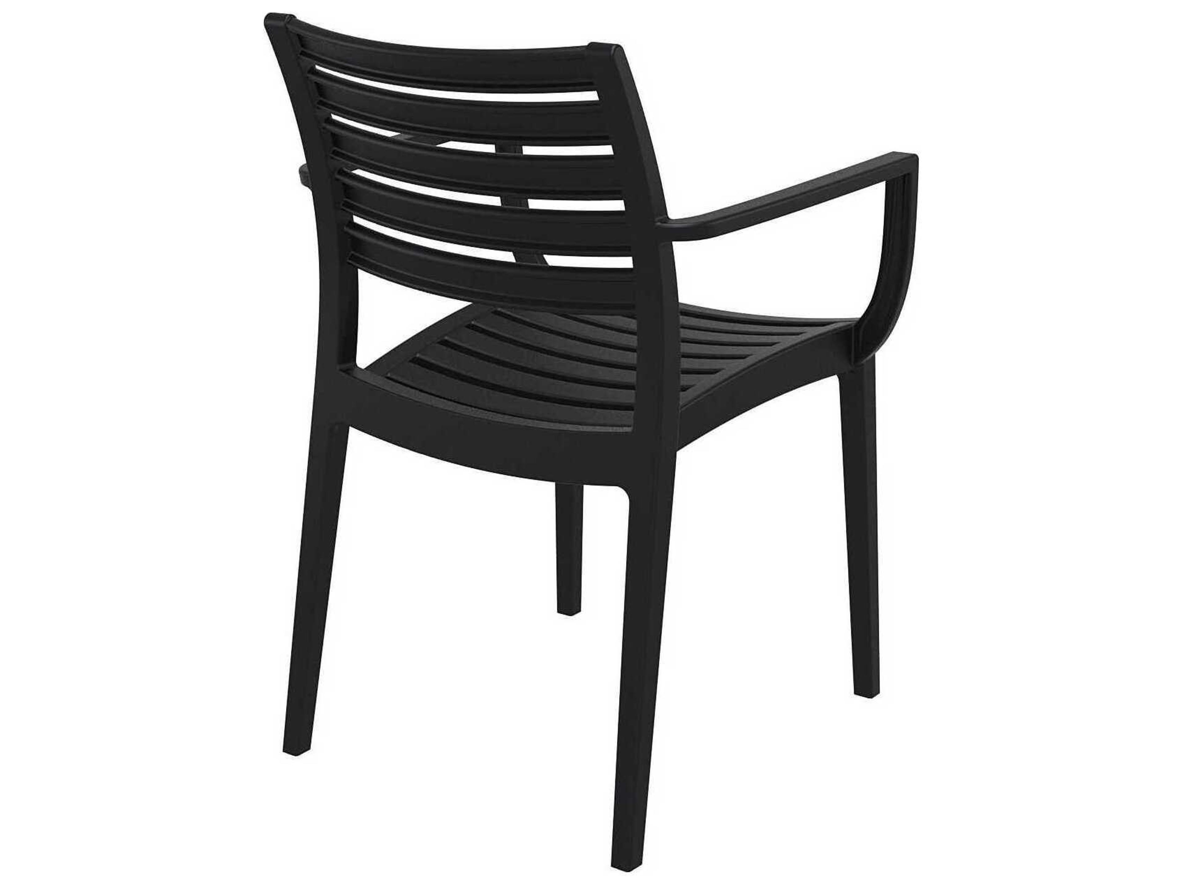 Compamia Artemis Black Polypropylene Dining Chair