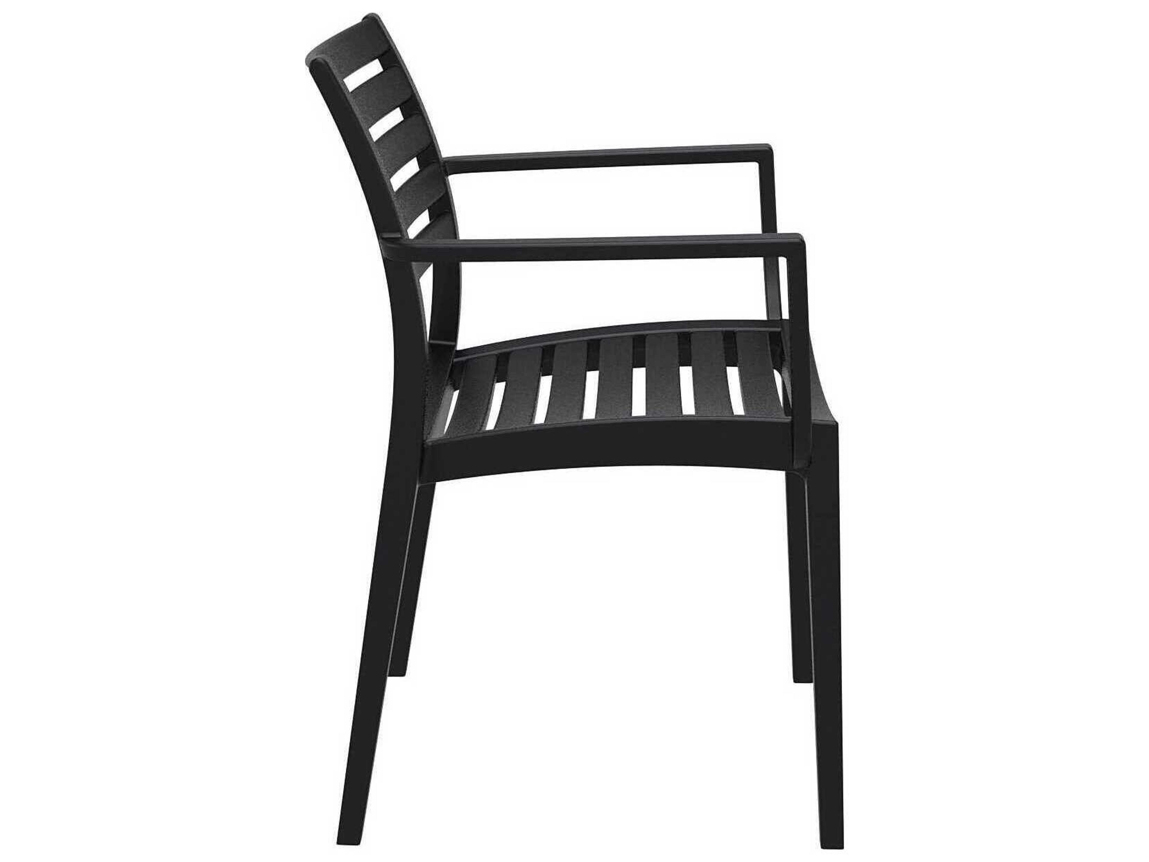 Compamia Artemis Black Polypropylene Dining Chair