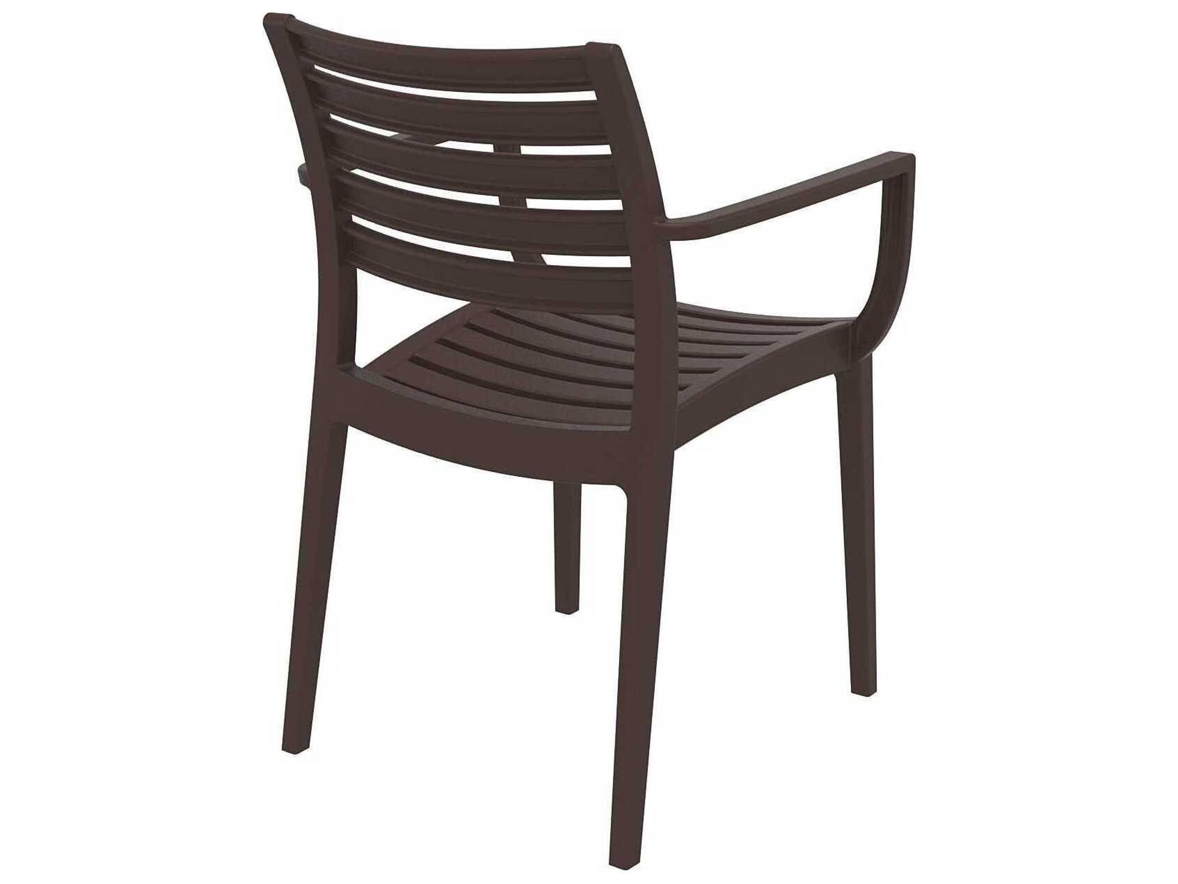 Compamia Artemis Brown Polypropylene Dining Chair