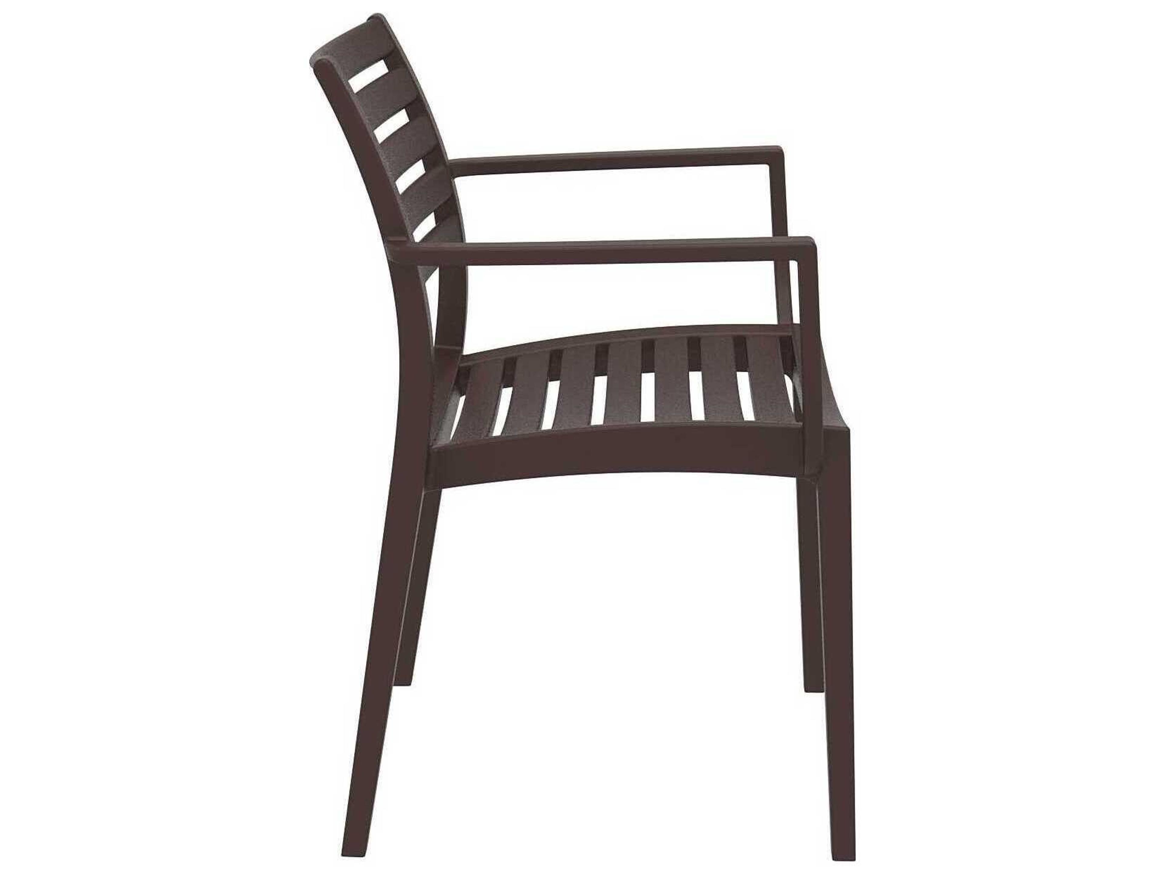 Compamia Artemis Brown Polypropylene Dining Chair