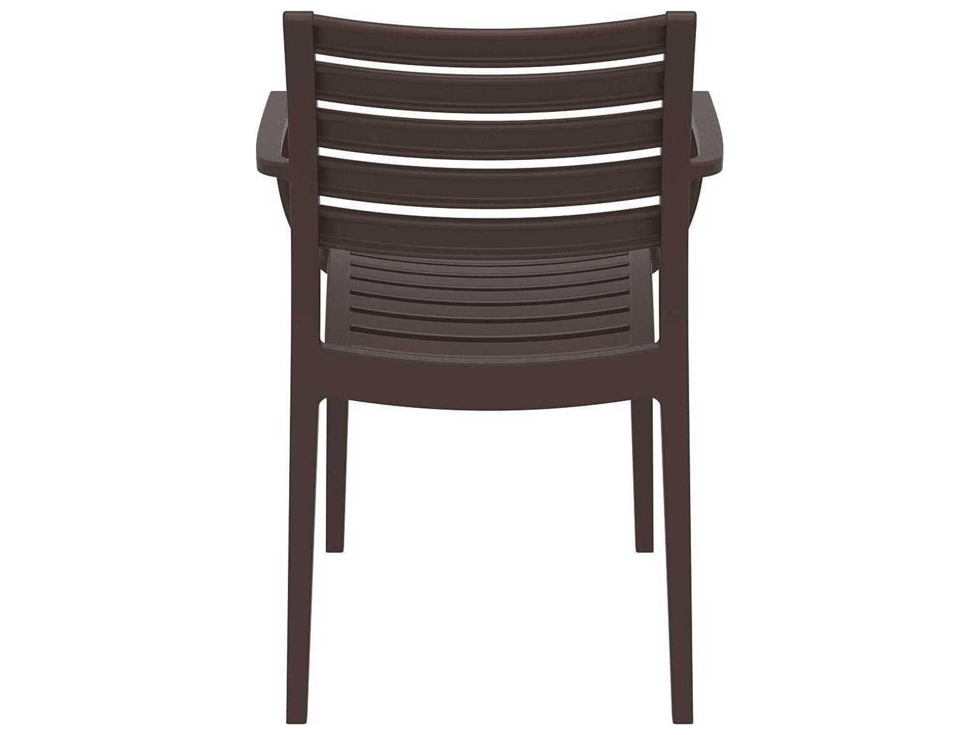 Compamia Artemis Brown Polypropylene Dining Chair