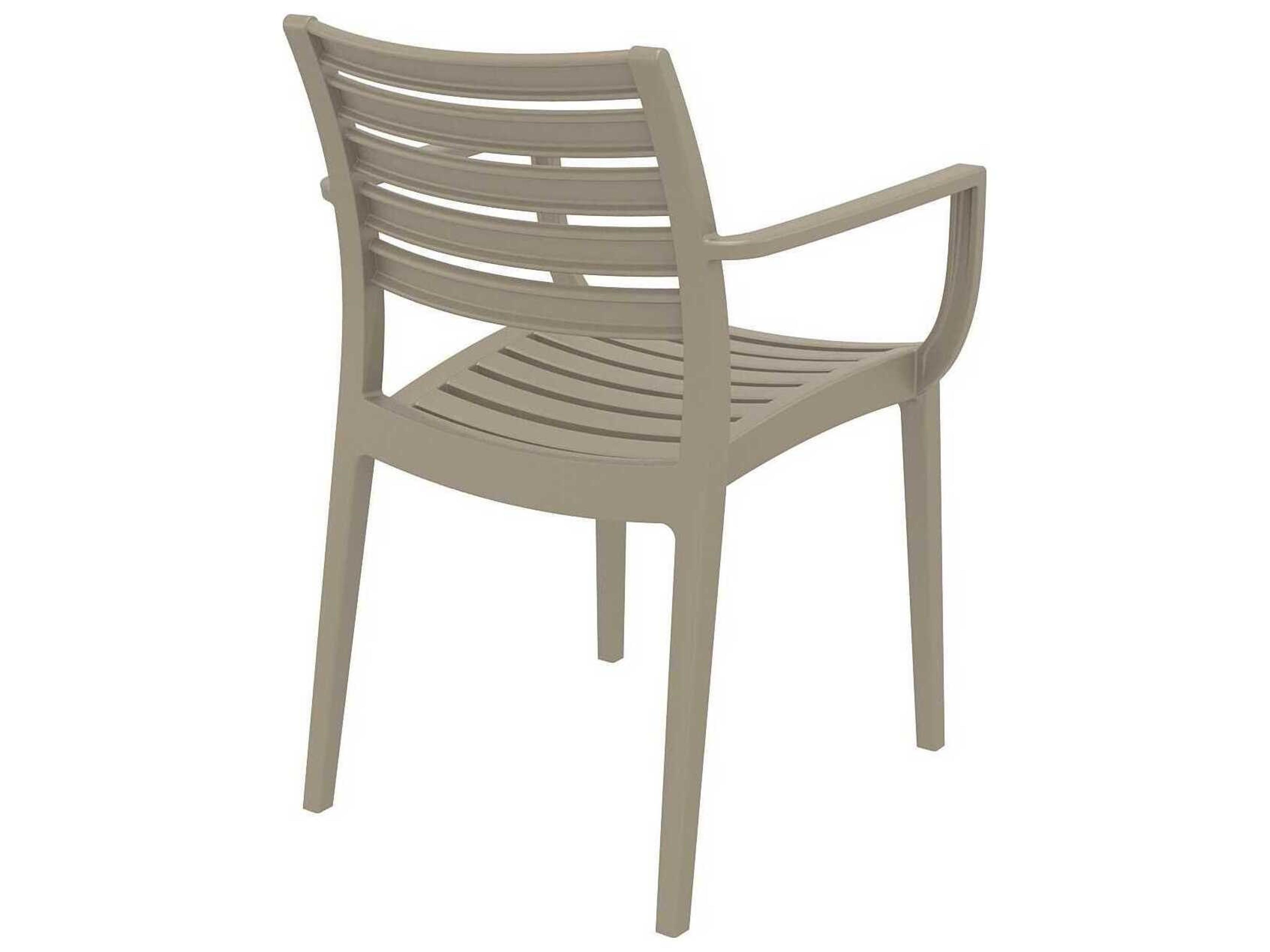 Compamia Artemis Taupe Polypropylene Dining Chair