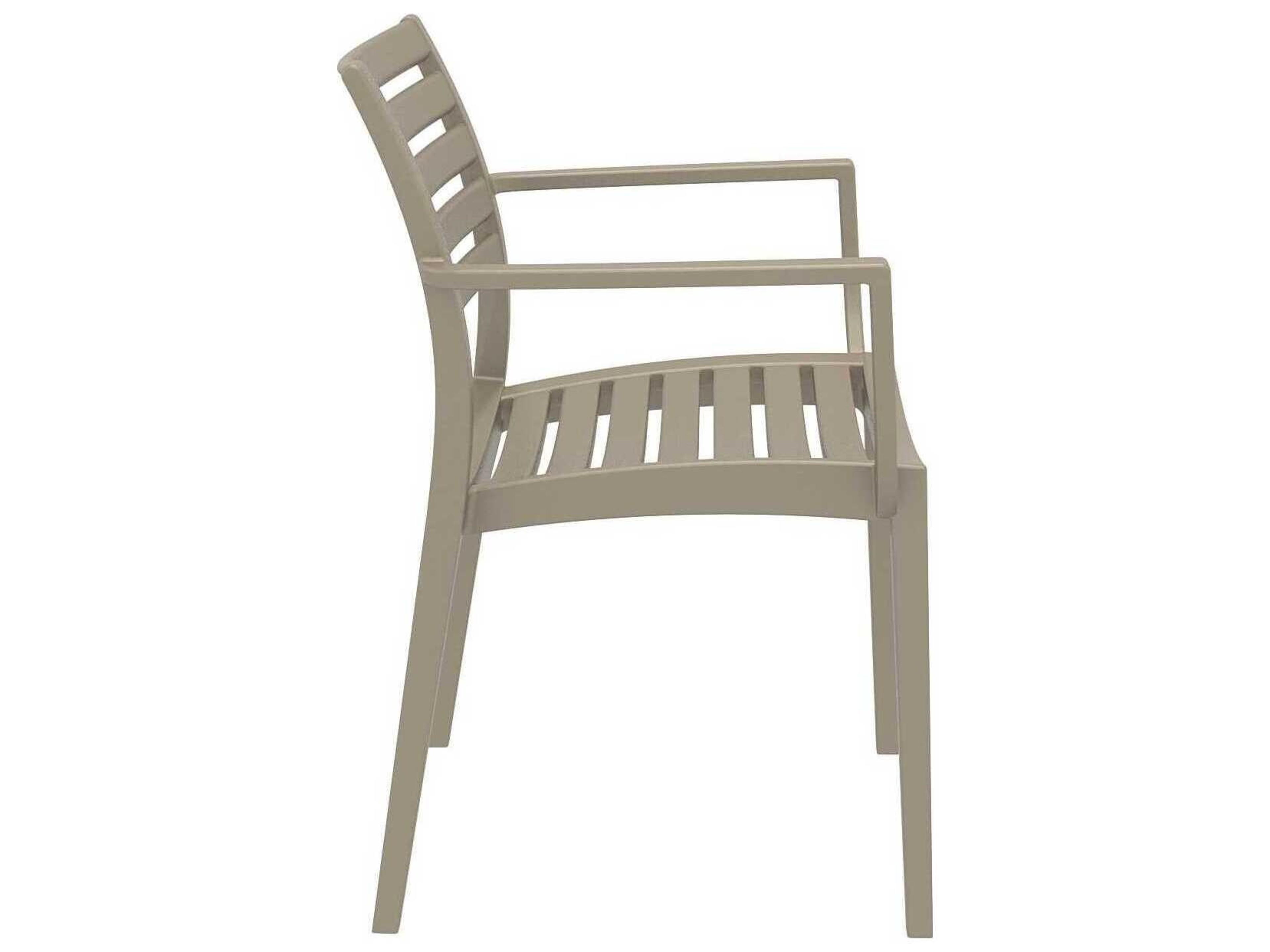 Compamia Artemis Taupe Polypropylene Dining Chair
