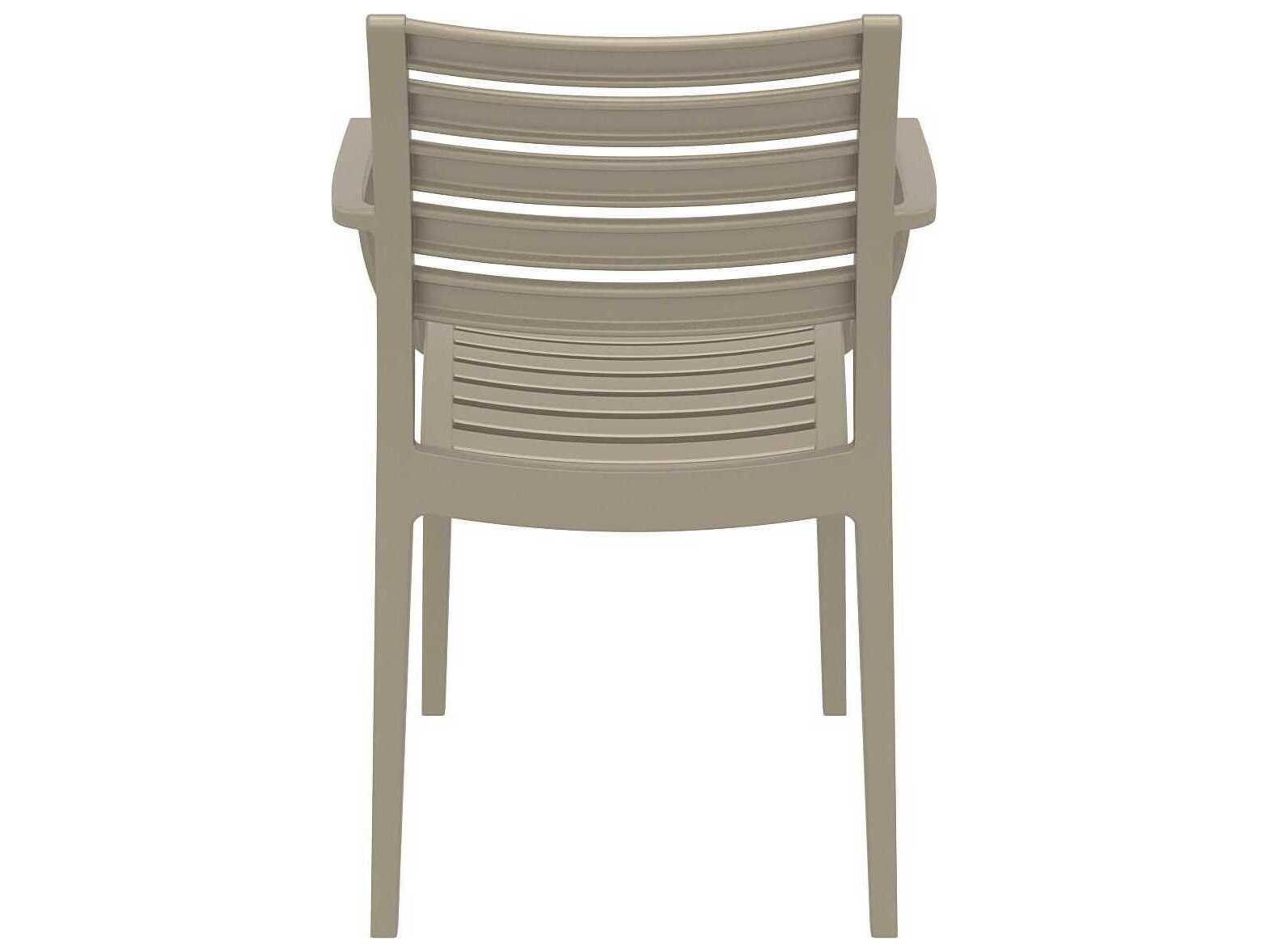 Compamia Artemis Taupe Polypropylene Dining Chair