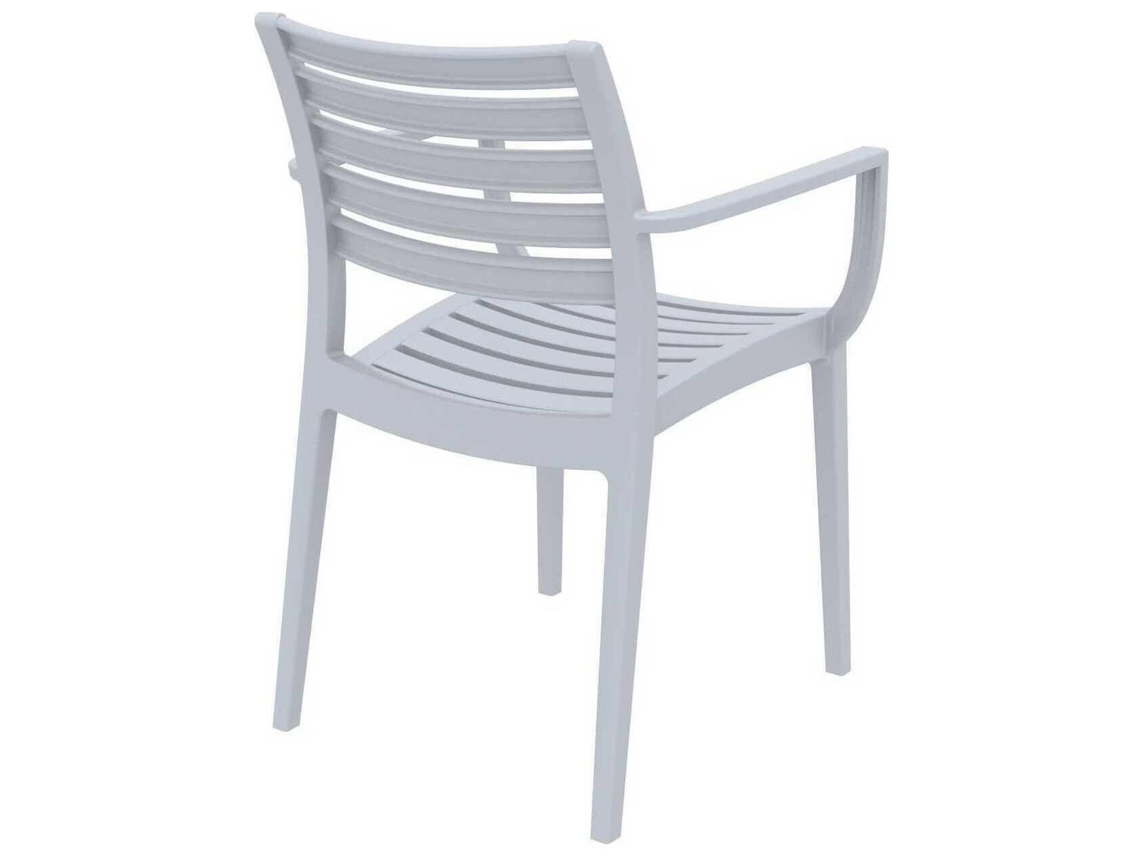 Compamia Artemis Silver Polypropylene Dining Chair