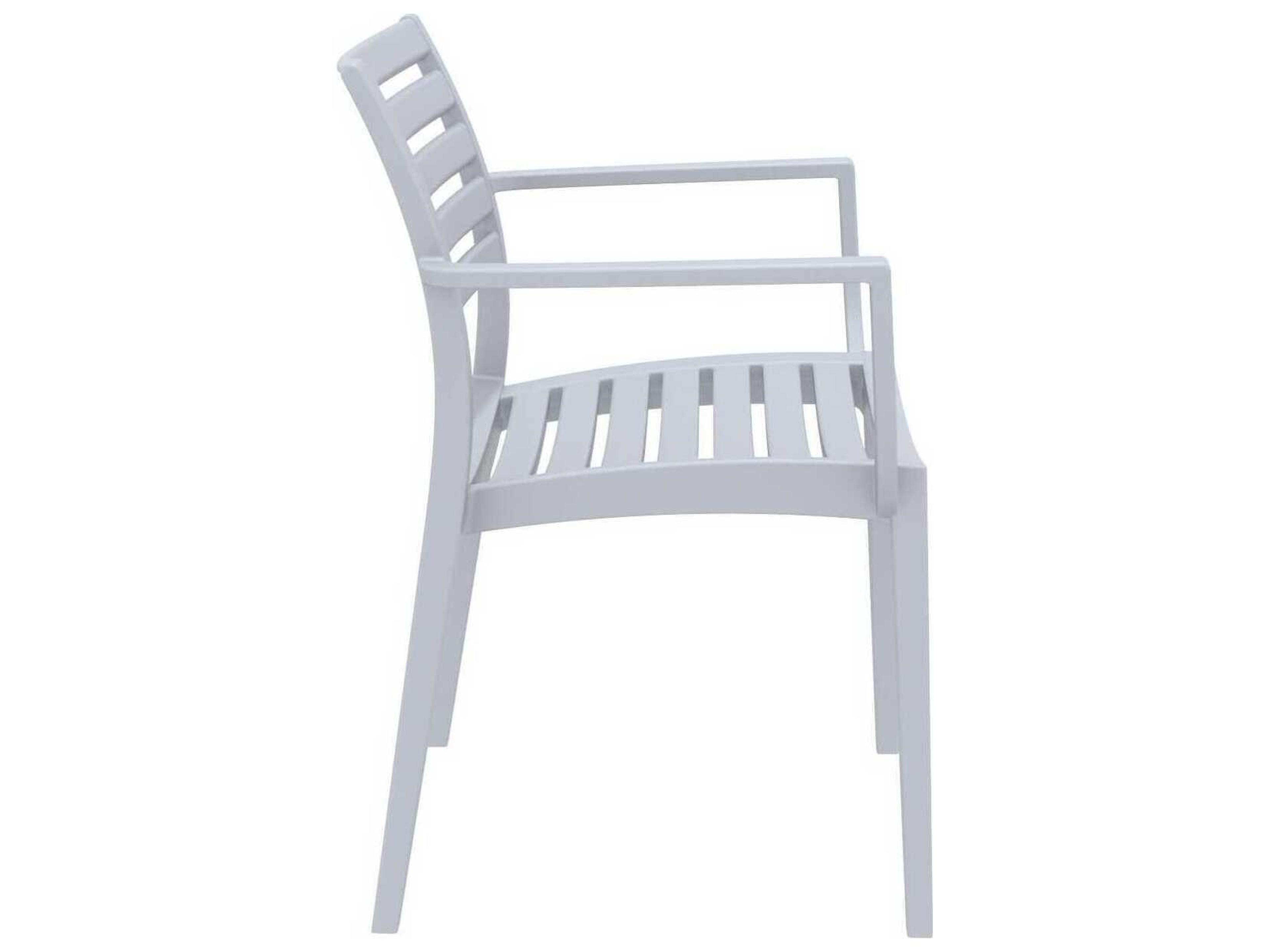 Compamia Artemis Silver Polypropylene Dining Chair