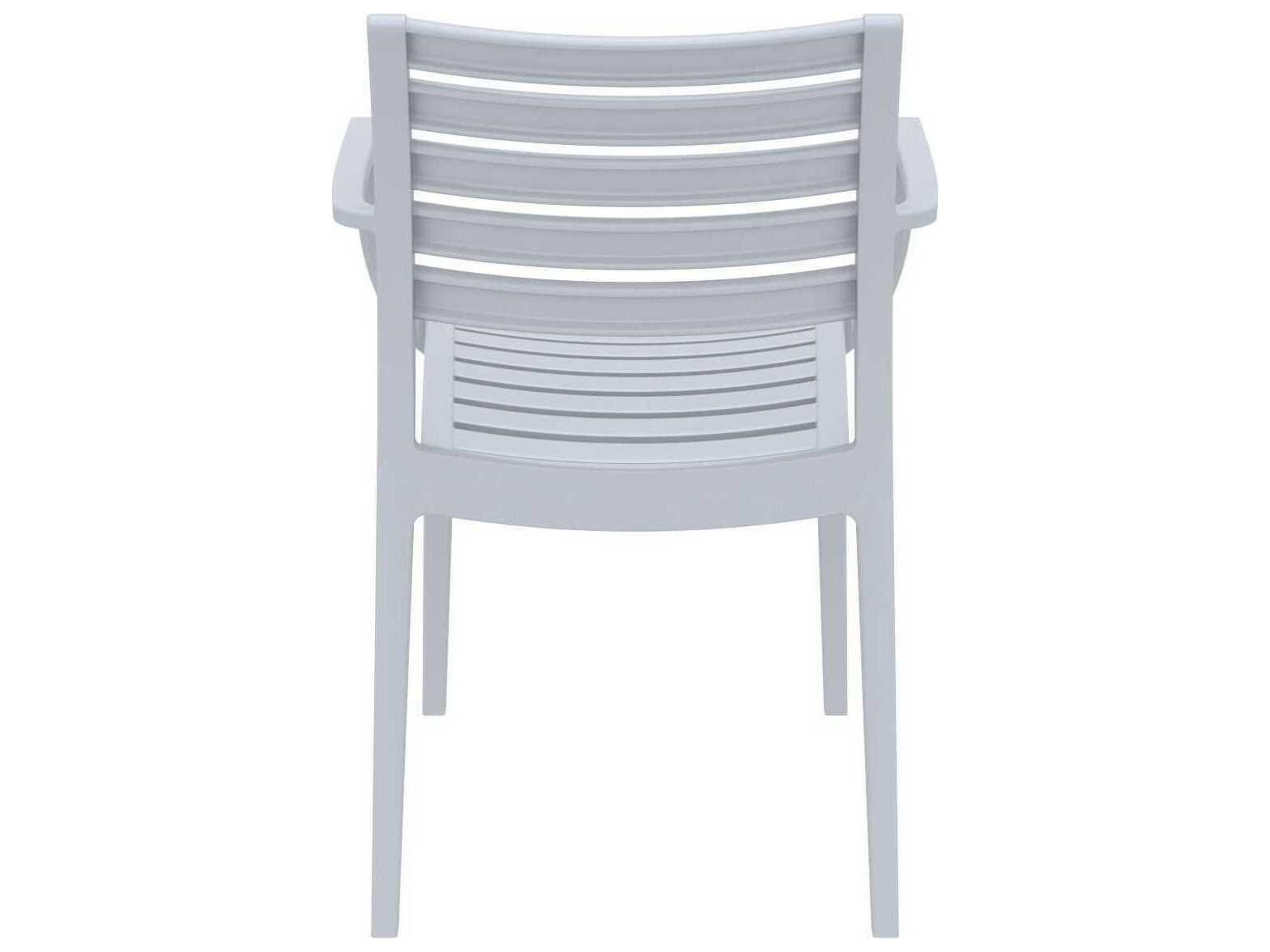 Compamia Artemis Silver Polypropylene Dining Chair