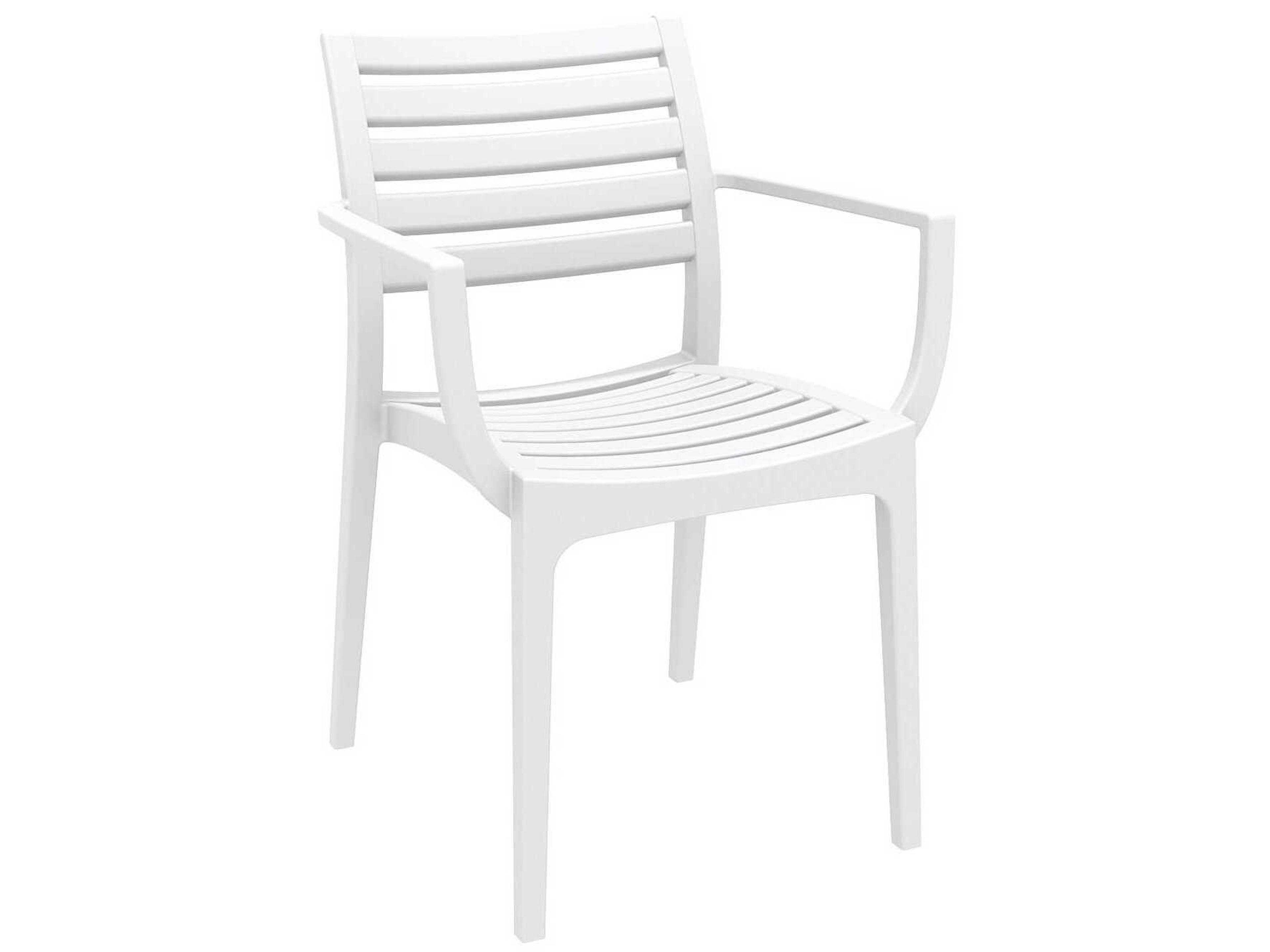 Artemis White Polypropylene Dining Chair