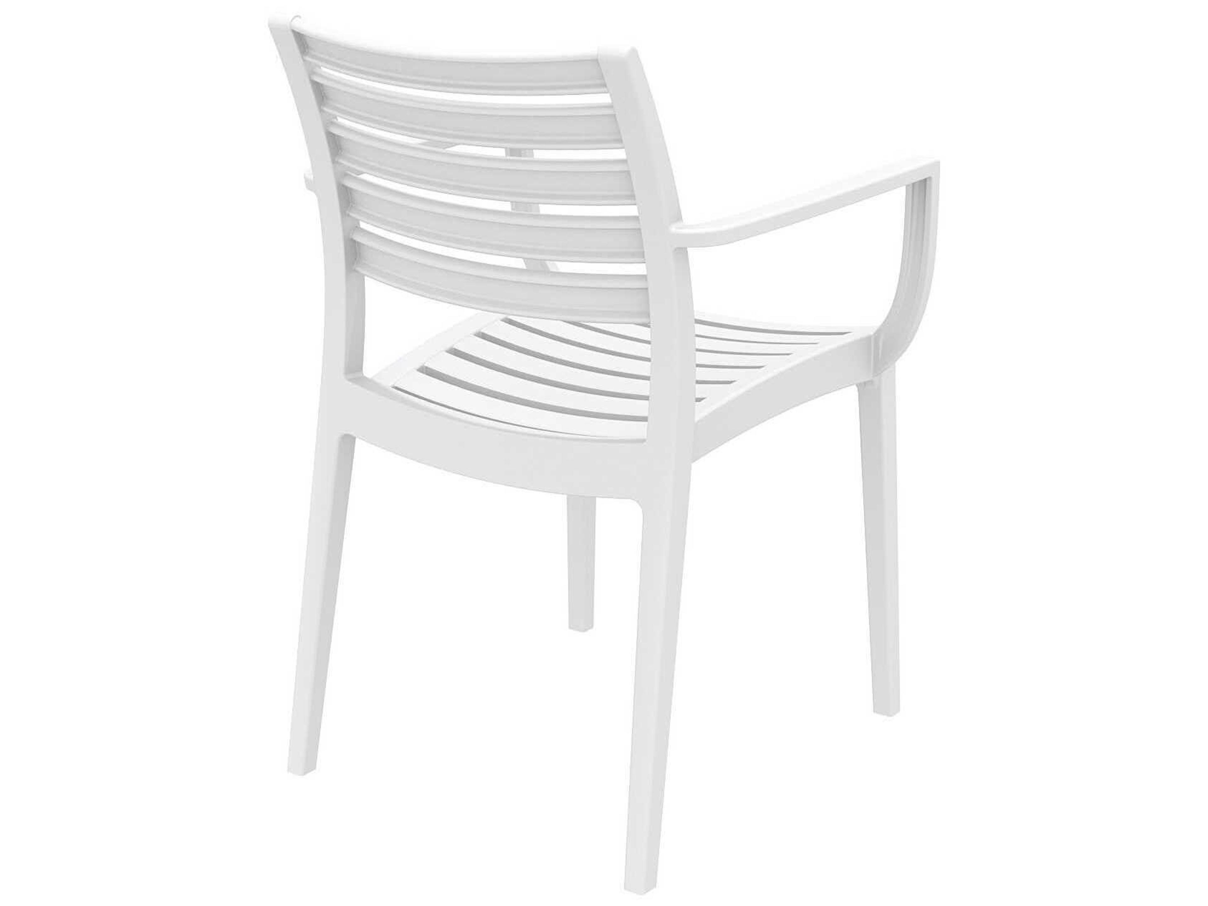 Compamia Artemis White Polypropylene Dining Chair