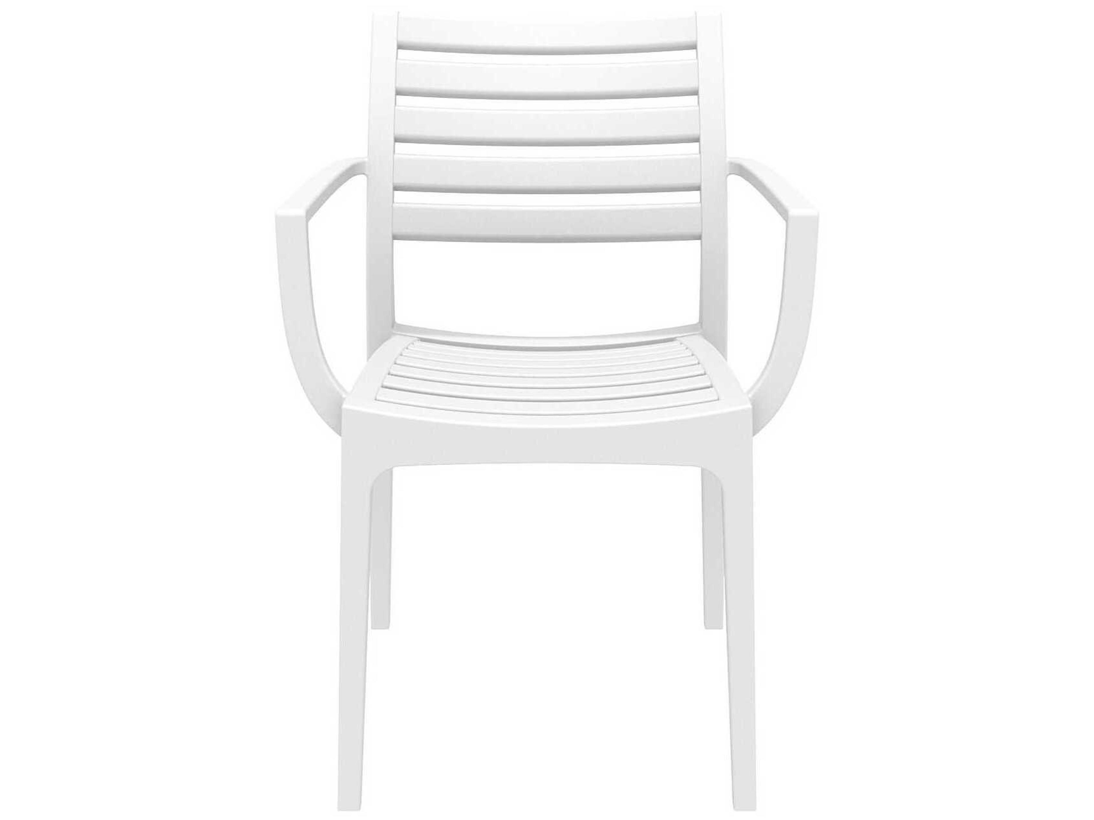 Compamia Artemis White Polypropylene Dining Chair