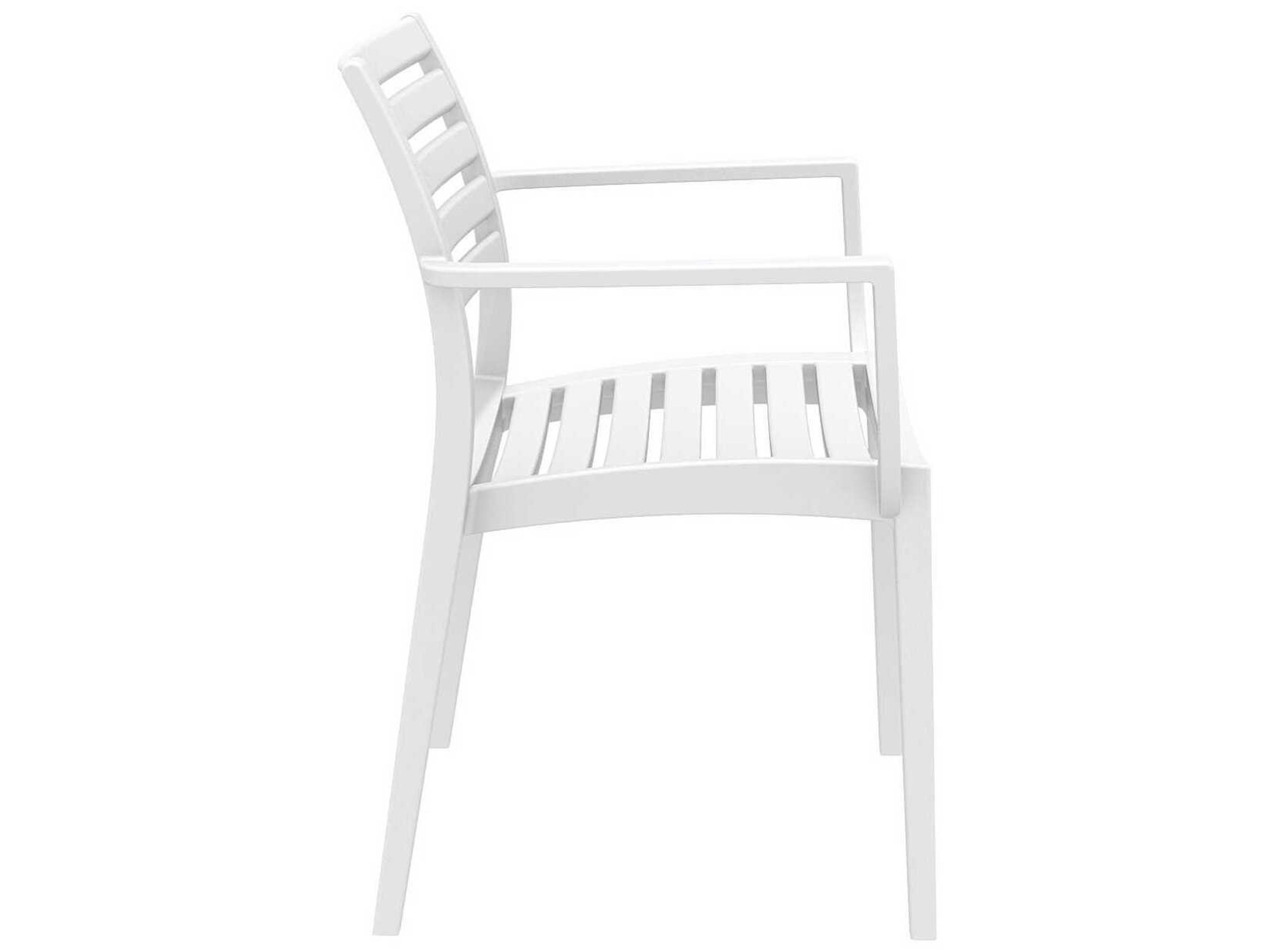 Compamia Artemis White Polypropylene Dining Chair