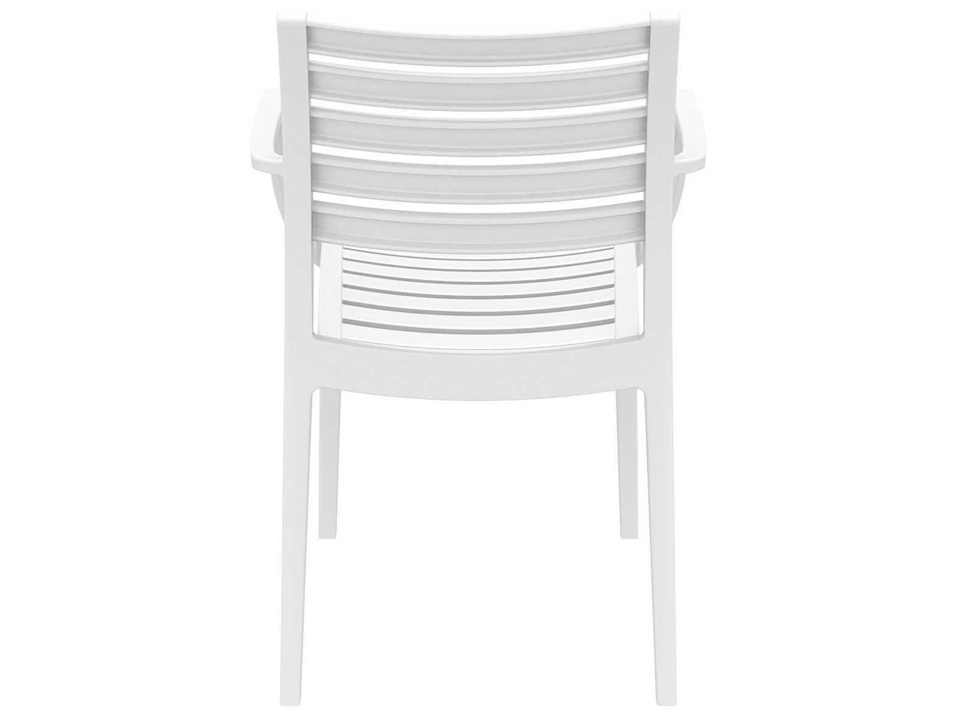 Compamia Artemis White Polypropylene Dining Chair