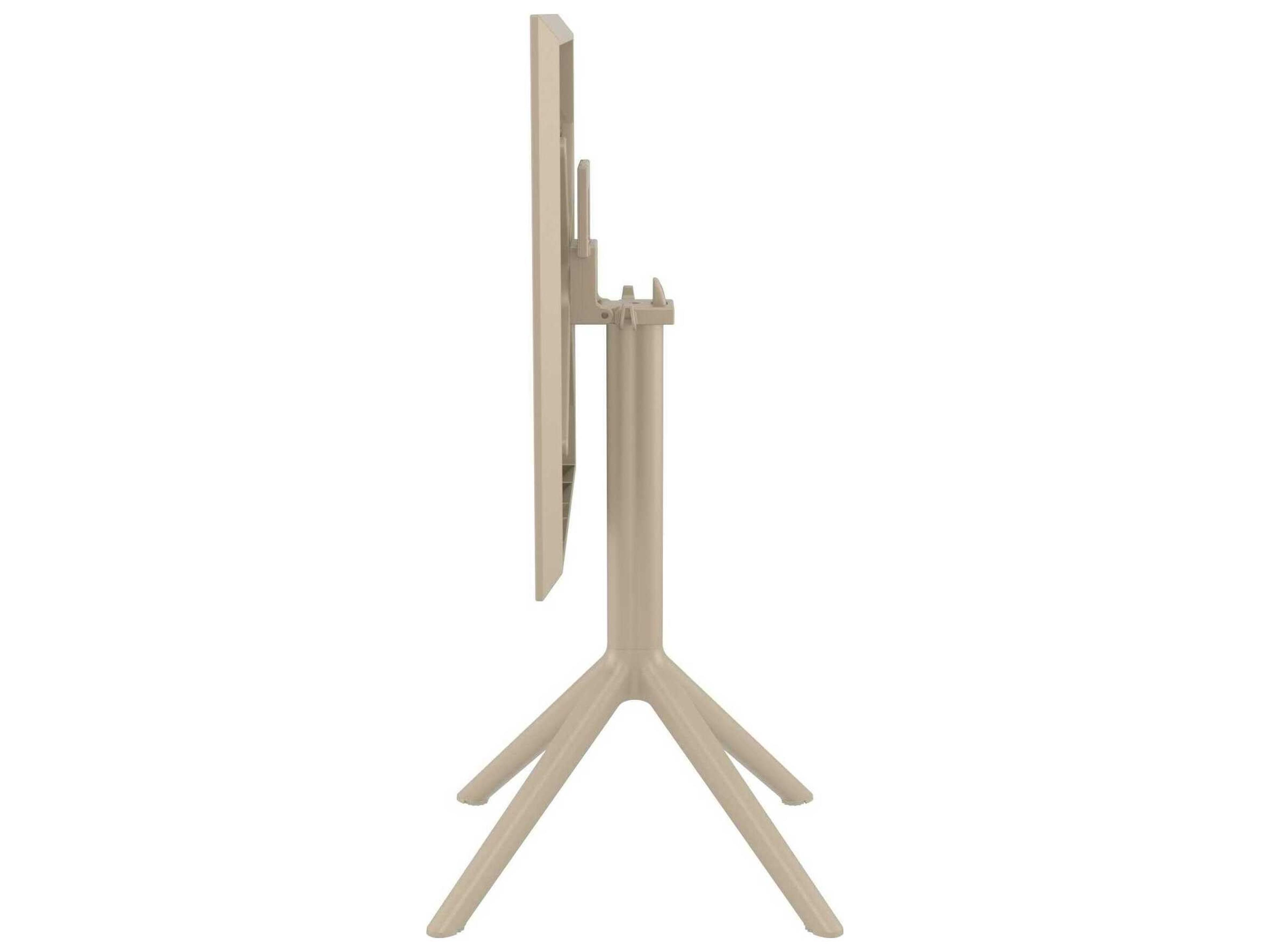 Compamia Air Taupe Polypropylene Dining Set