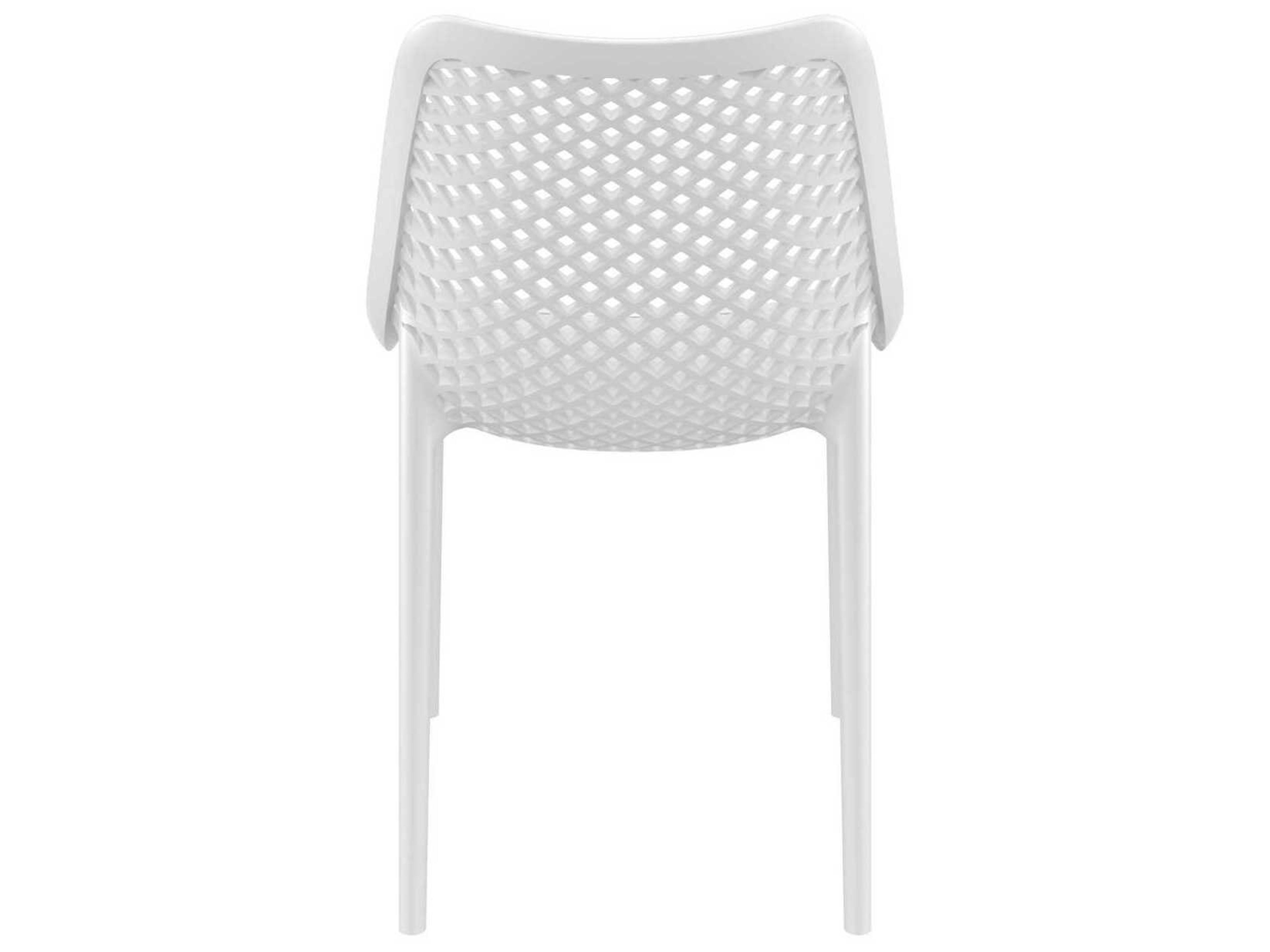 Compamia Air White Polypropylene Resin Dining Chair