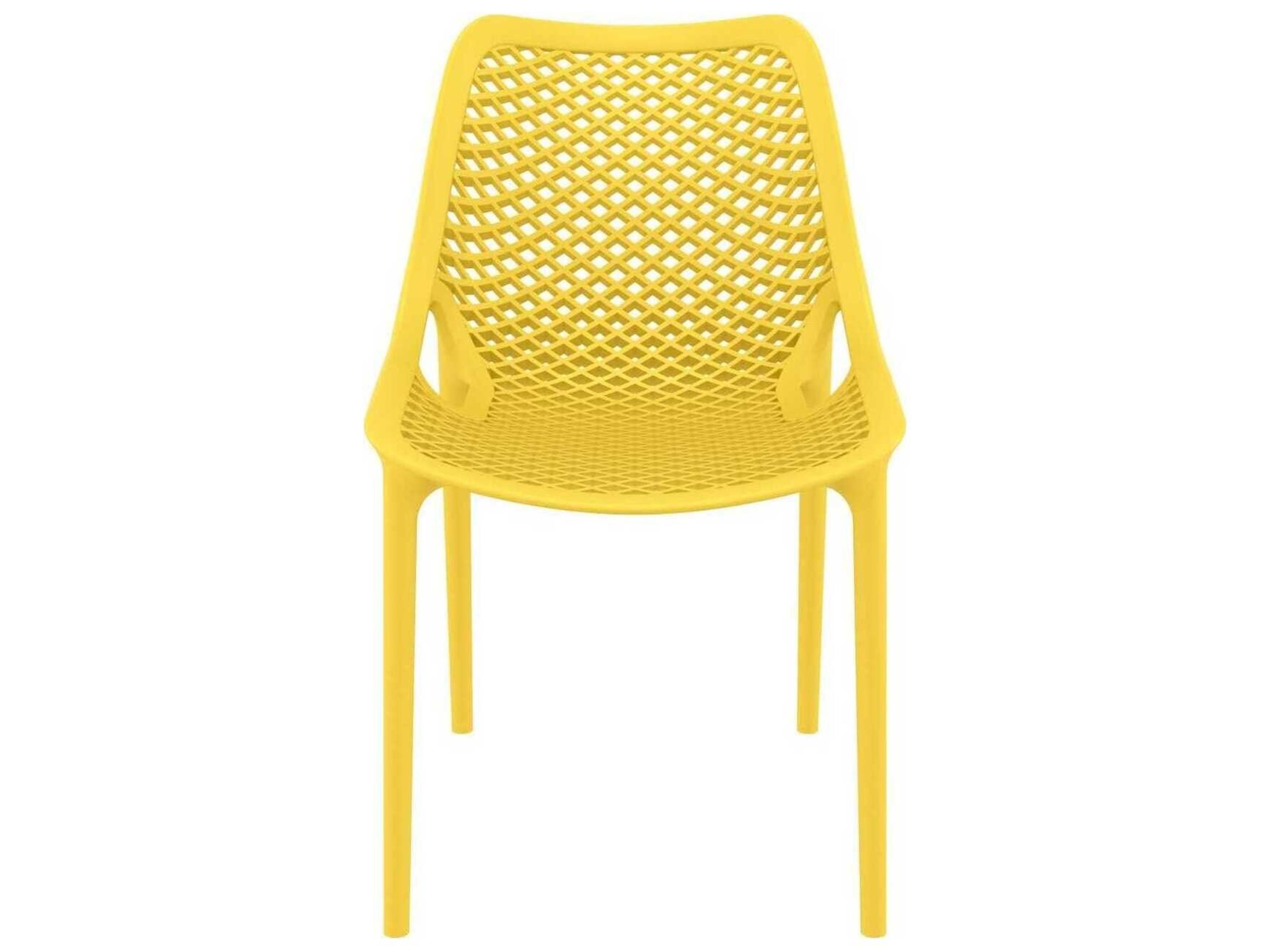 Compamia Air Yellow Polypropylene Resin Dining Chair