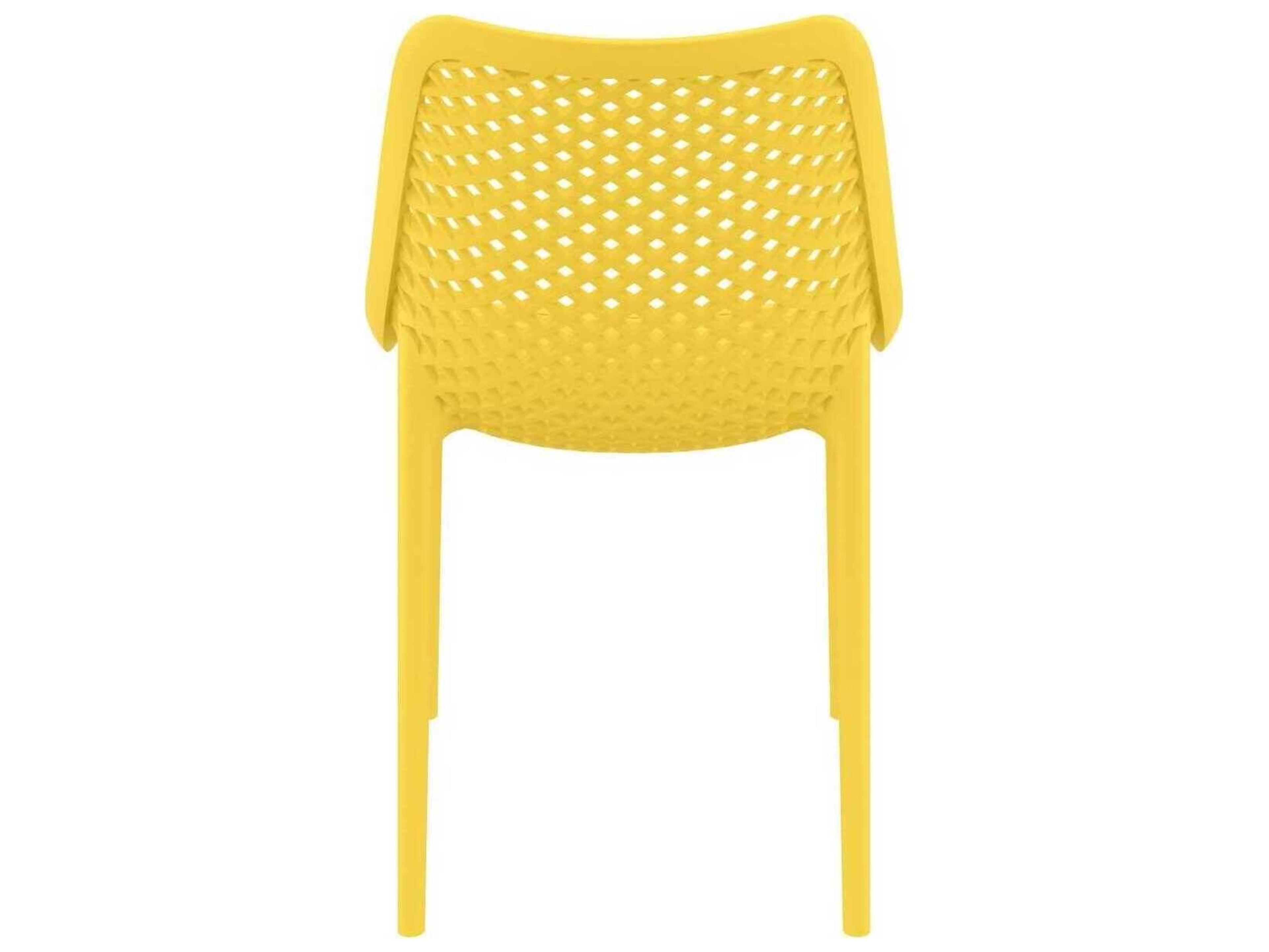 Compamia Air Yellow Polypropylene Resin Dining Chair