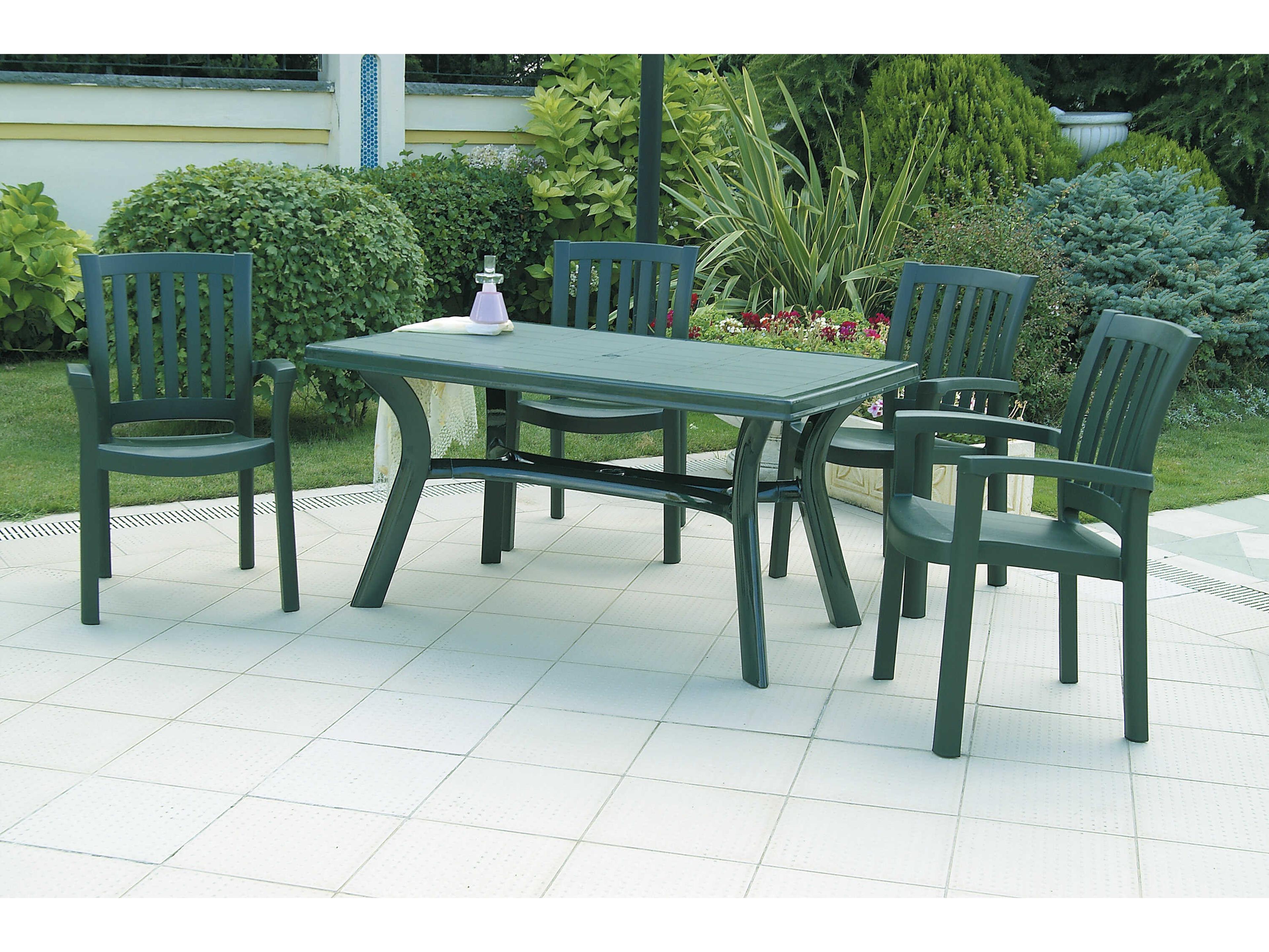 Compamia Sunshine Green Resin Dining Chair