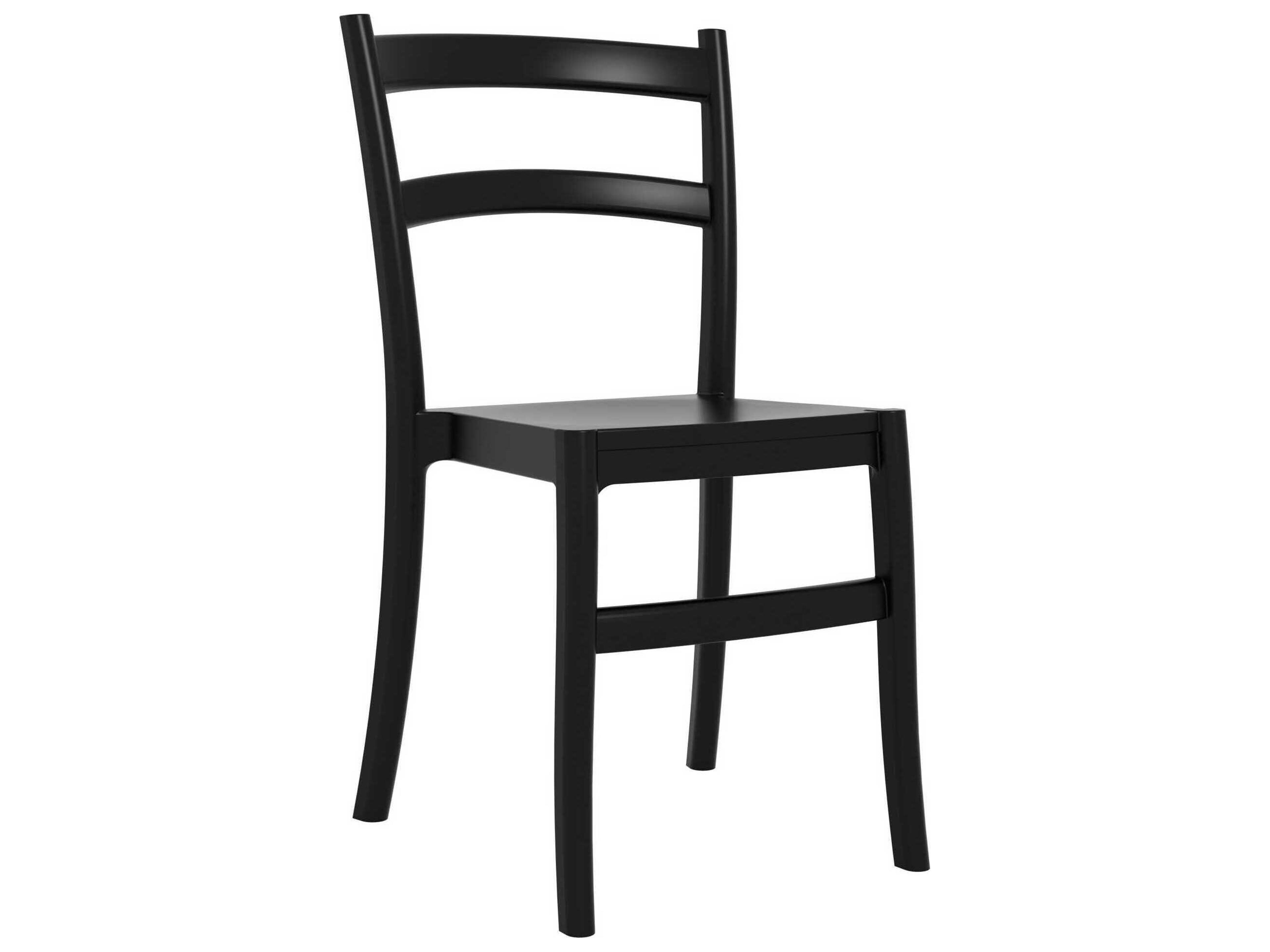 Tiffany Black Polypropylene Resin Dining Chair