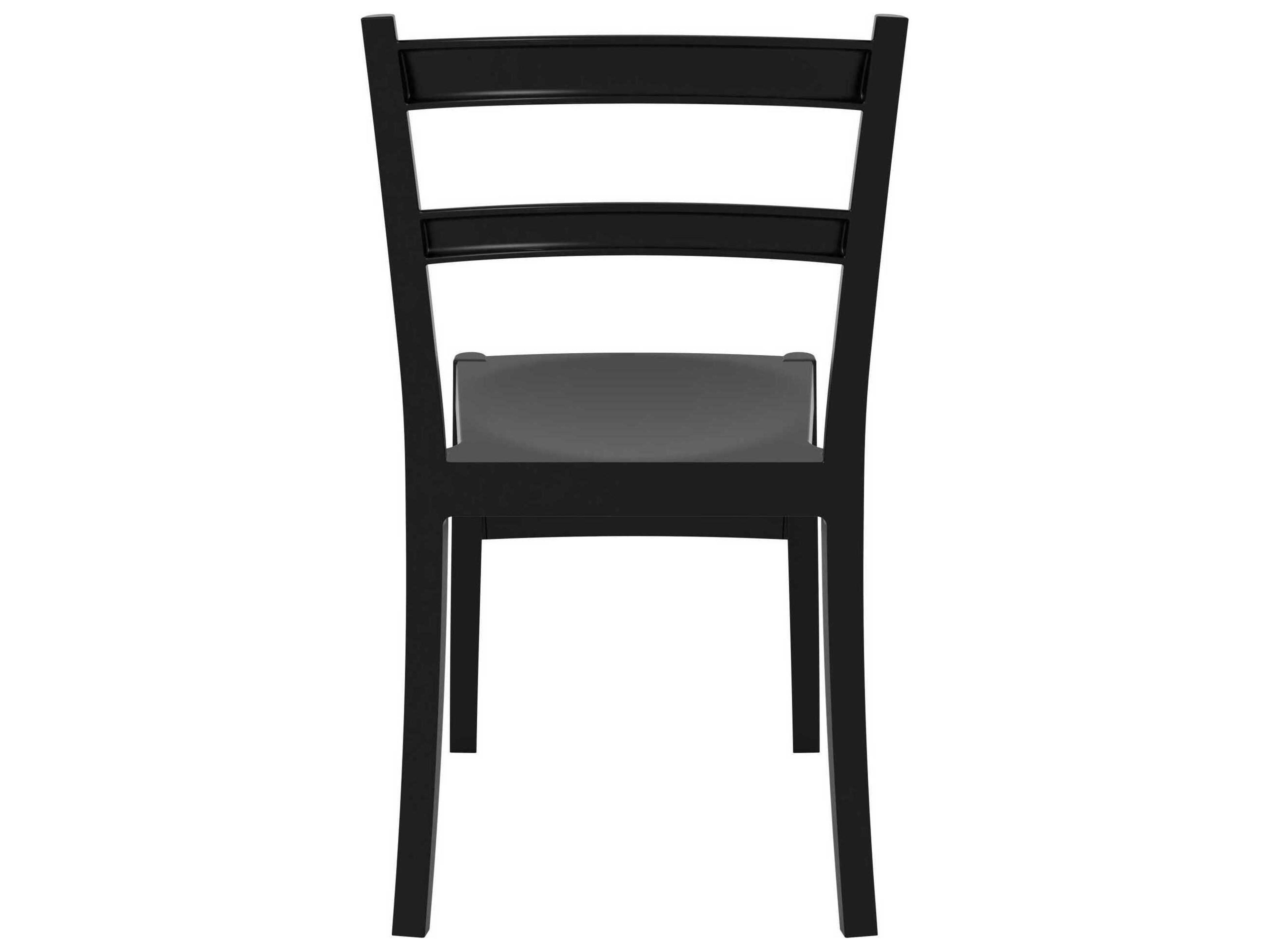 Compamia Tiffany Black Polypropylene Resin Dining Chair