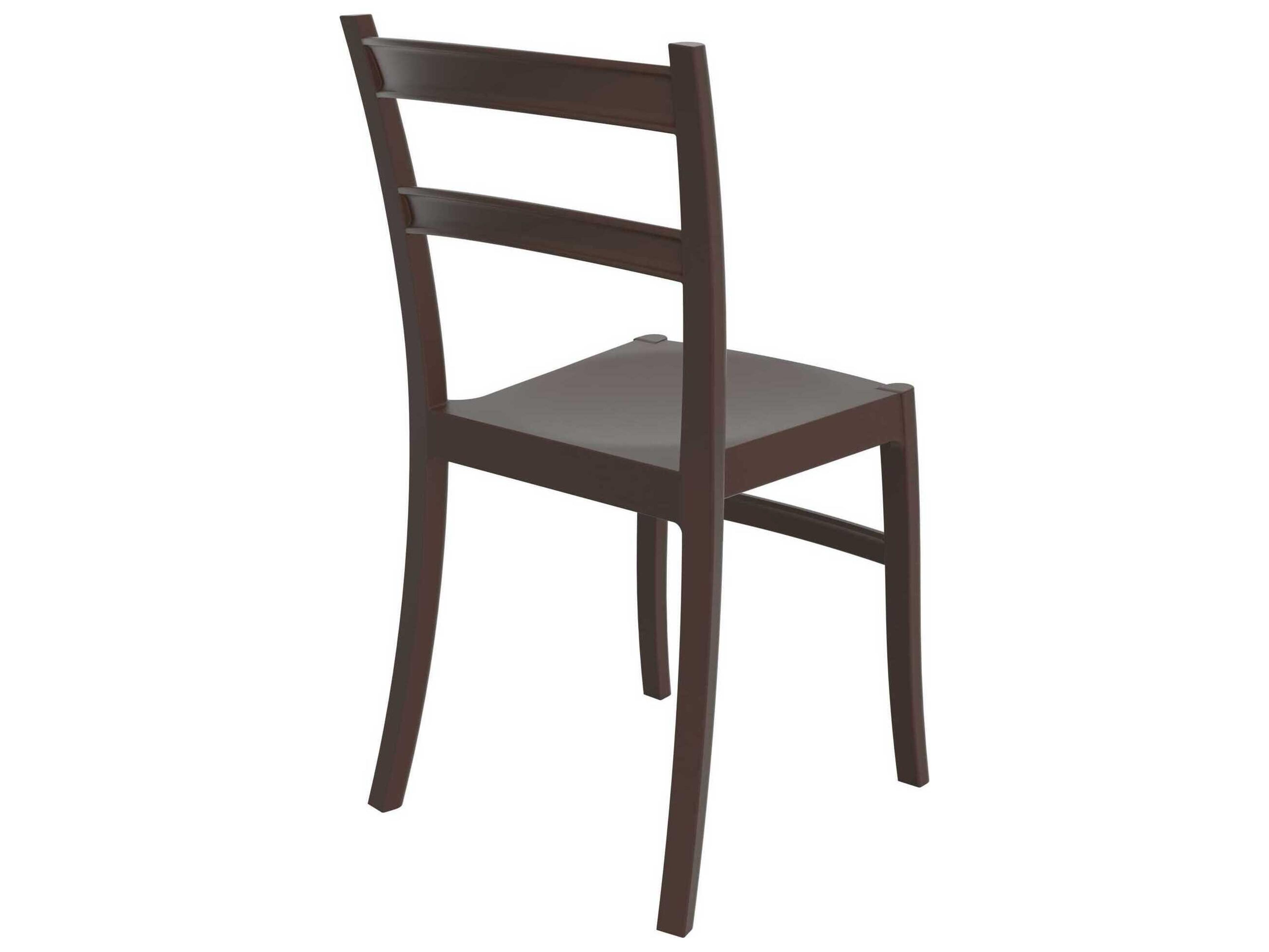 Compamia Tiffany Brown Polypropylene Resin Dining Chair