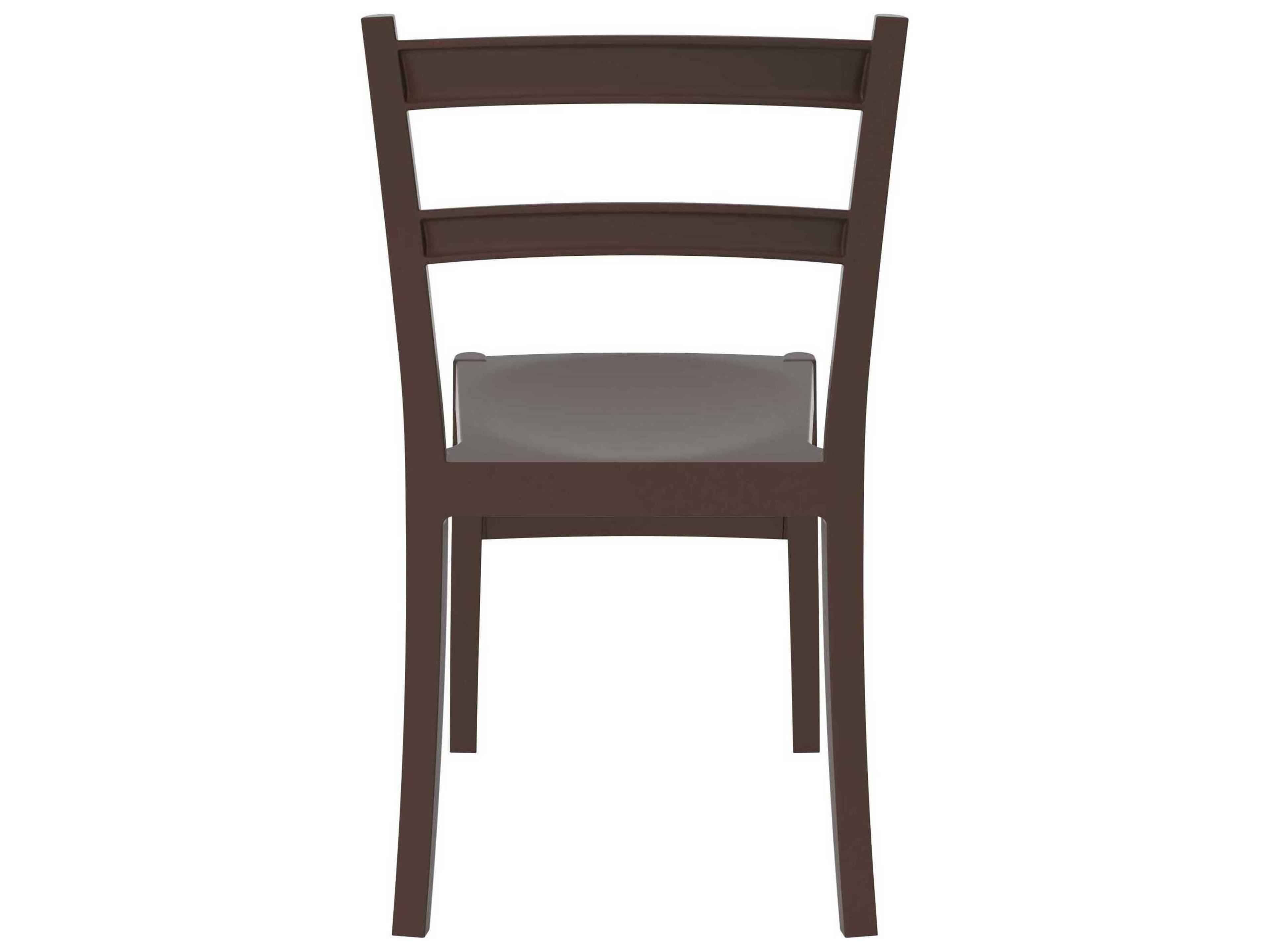 Compamia Tiffany Brown Polypropylene Resin Dining Chair