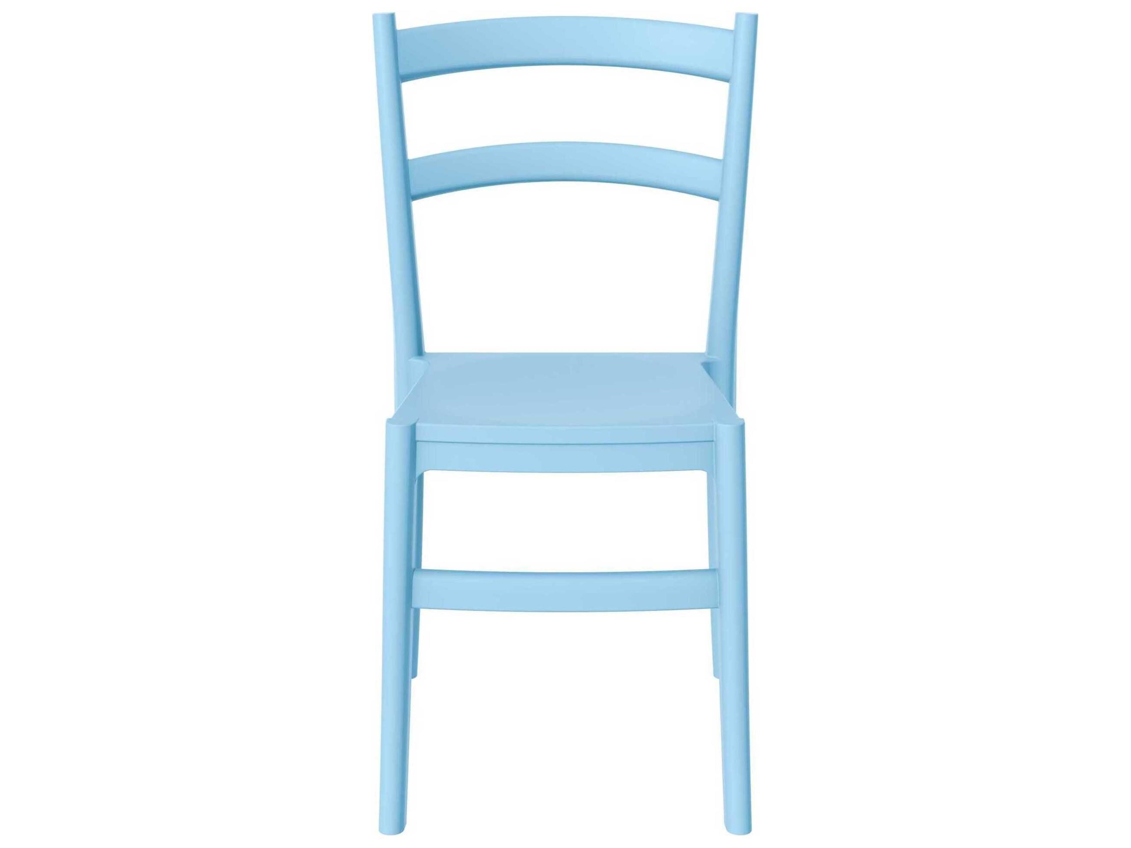 Compamia Tiffany Light Blue Polypropylene Resin Dining Chair