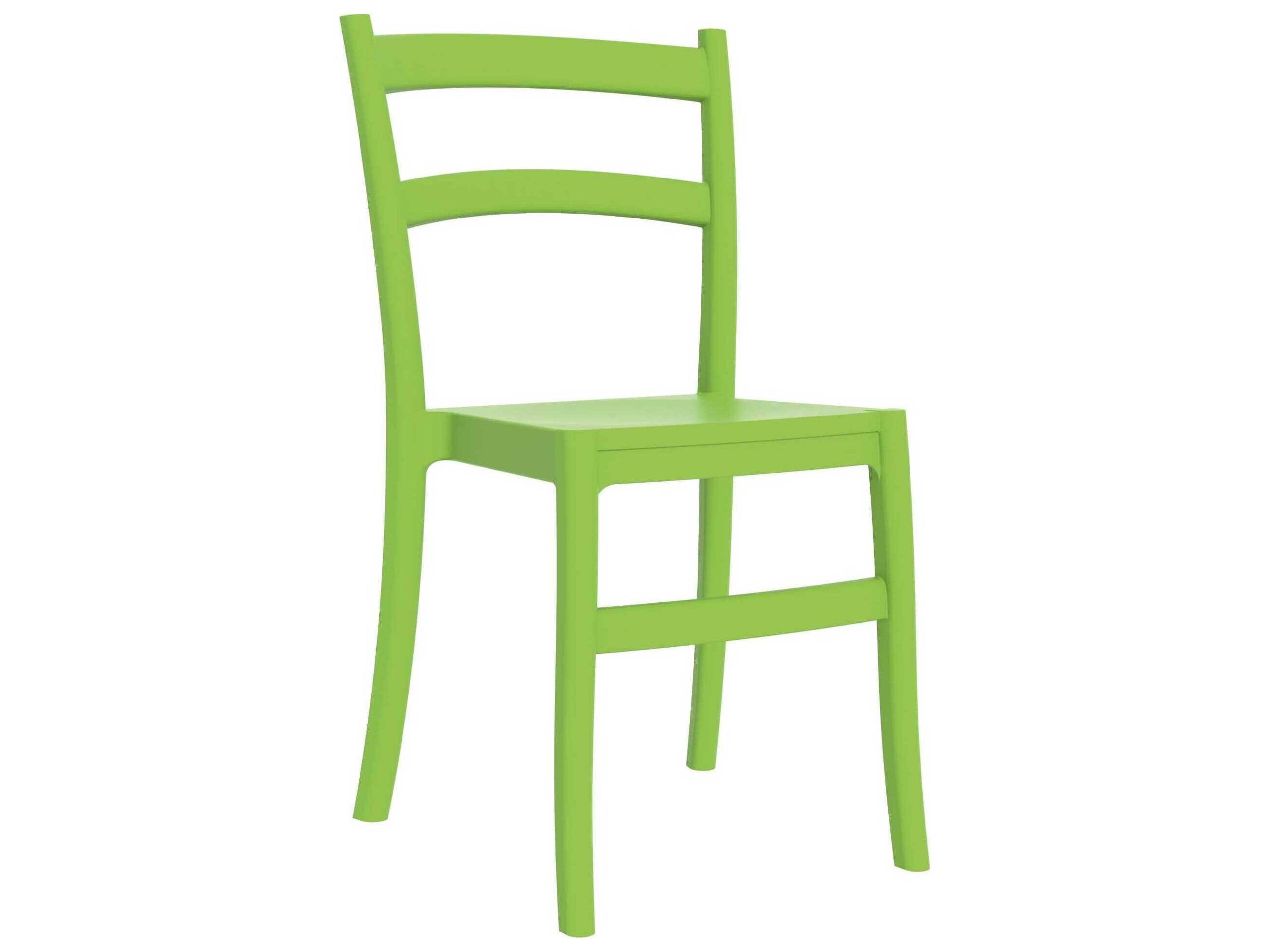 Tiffany Tropical Green Polypropylene Resin Dining Chair