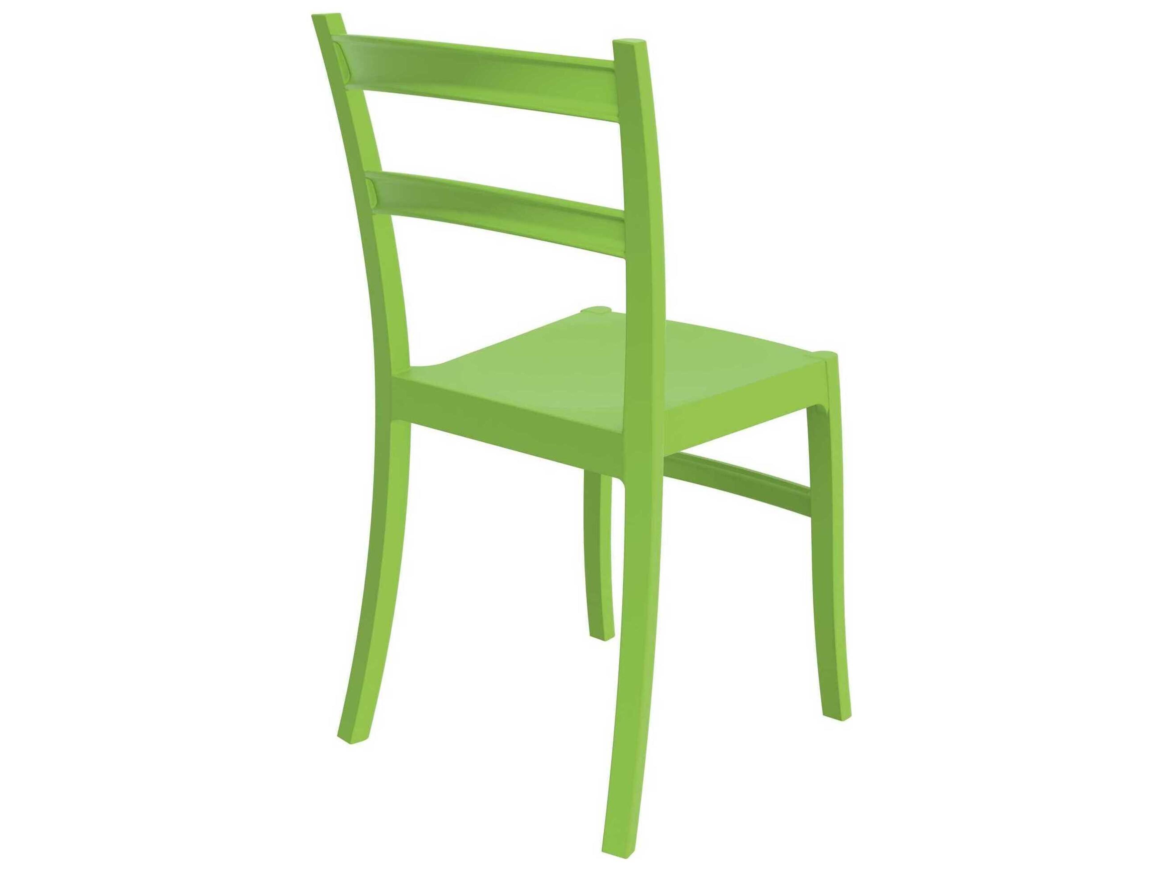 Compamia Tiffany Tropical Green Polypropylene Resin Dining Chair